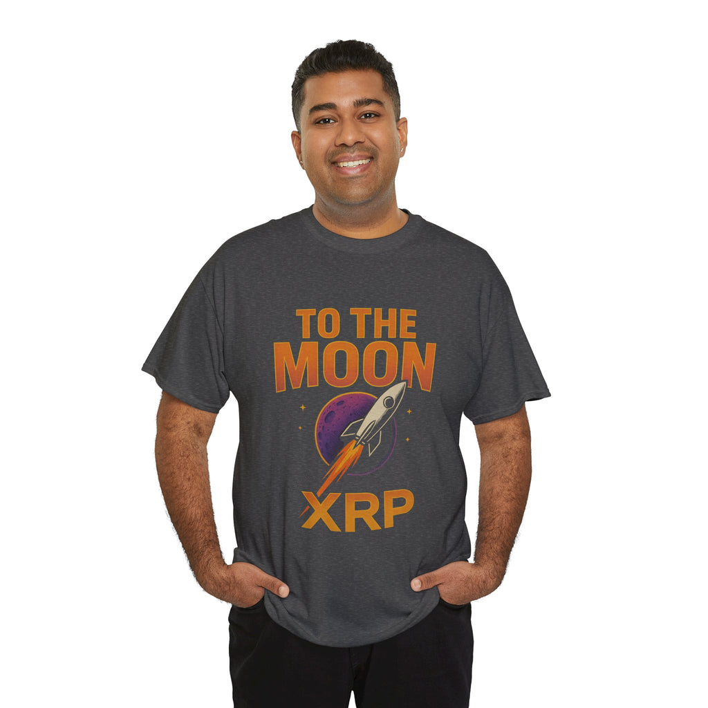 XRP To The Moon Tee — Cryptocurrency Investor Rocket Shirt