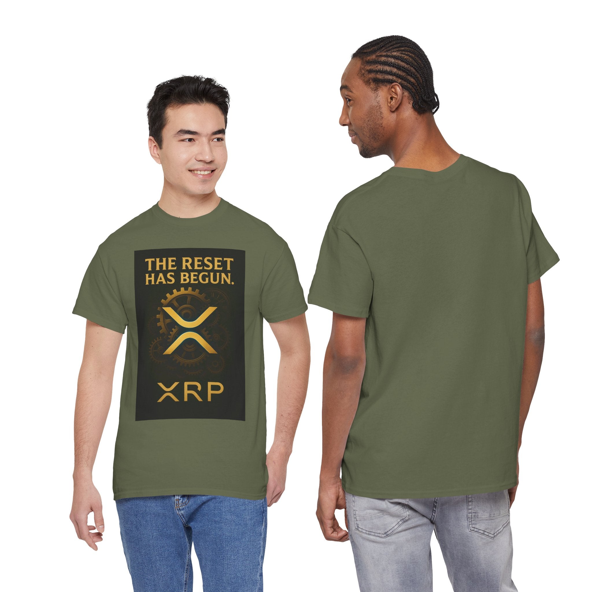 XRP Crypto Tee — "The Reset Has Begun" Bitcoin Alternative Shirt