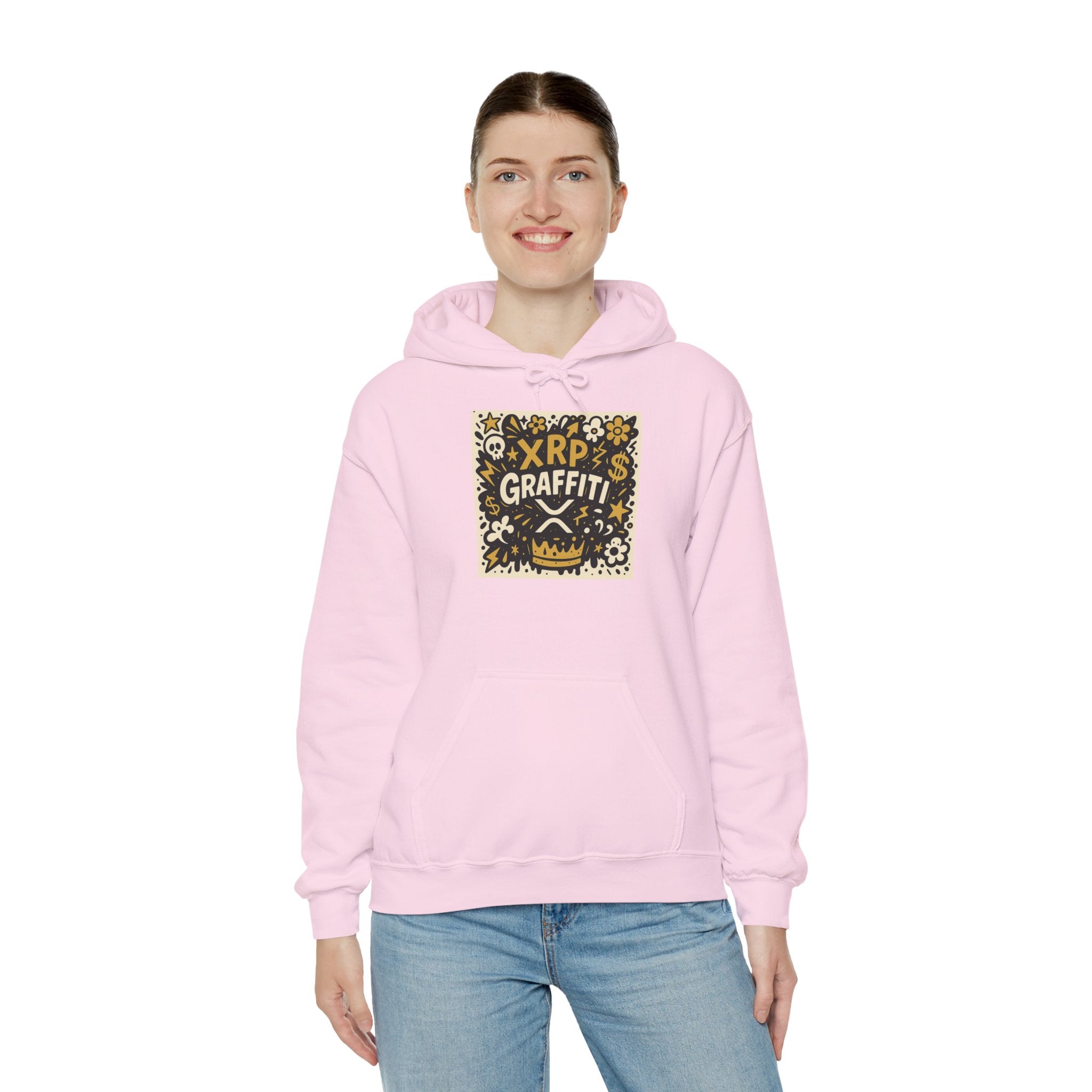 XRP Graffiti Hoodie – Street Art Crypto Sweatshirt