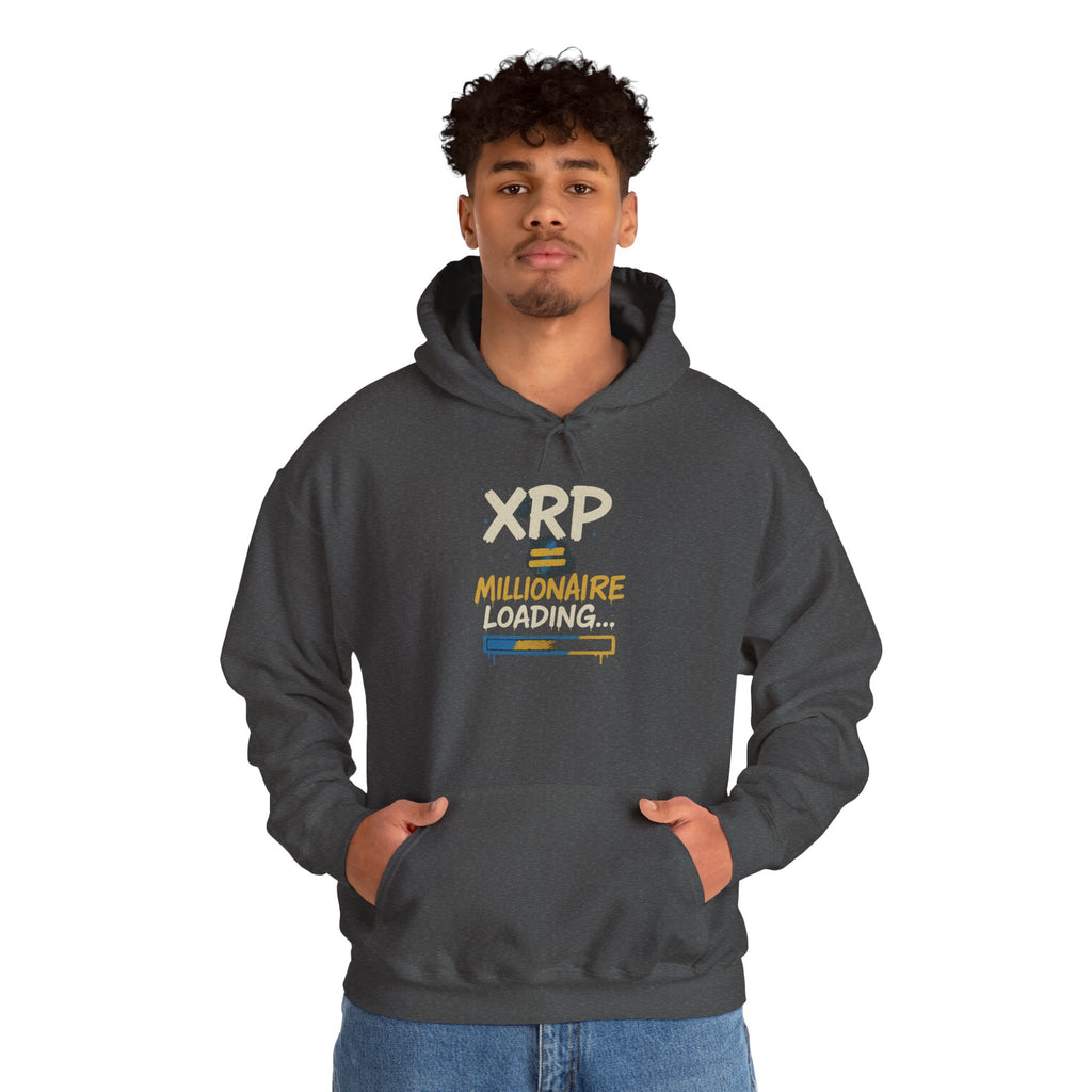 XRP "Millionaire Loading" Hoodie - Crypto Investor Sweatshirt