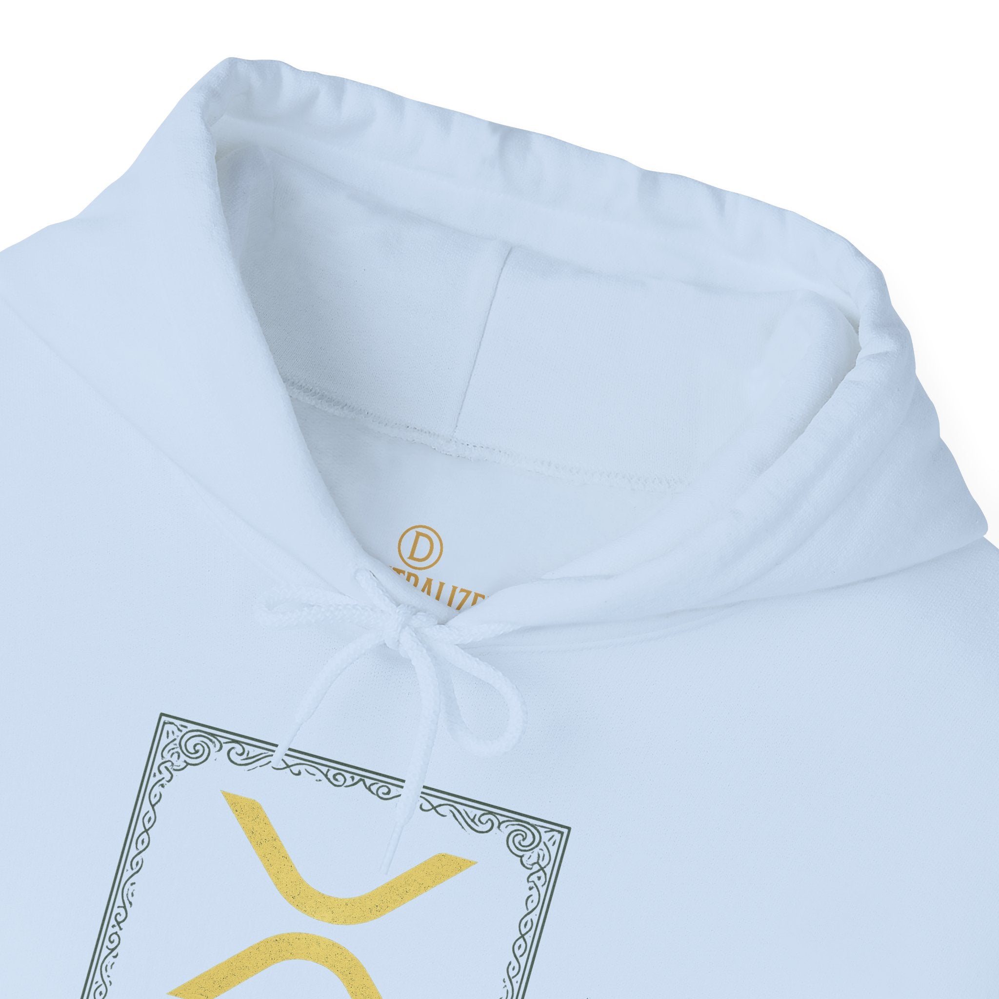 XRP Logo Hoodie – Gold Cryptocurrency Sweatshirt