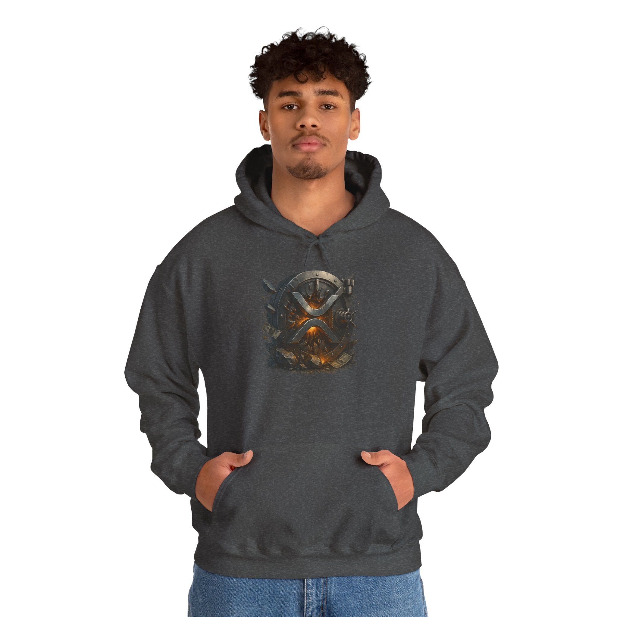 Viking Shield & Helmet Hoodie — Norse Warrior Graphic Sweatshirt