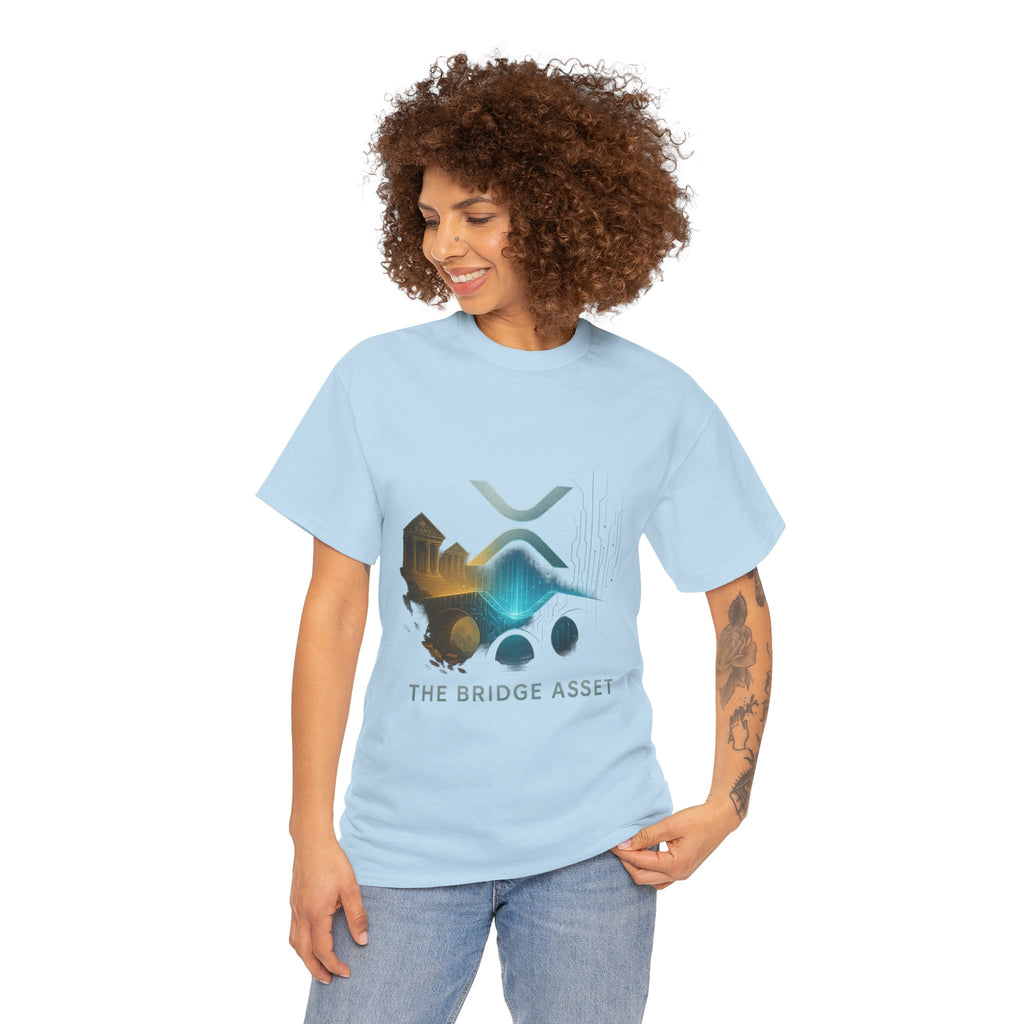Ripple XRP Crypto Tee — 'The Bridge Asset' Logo T-Shirt