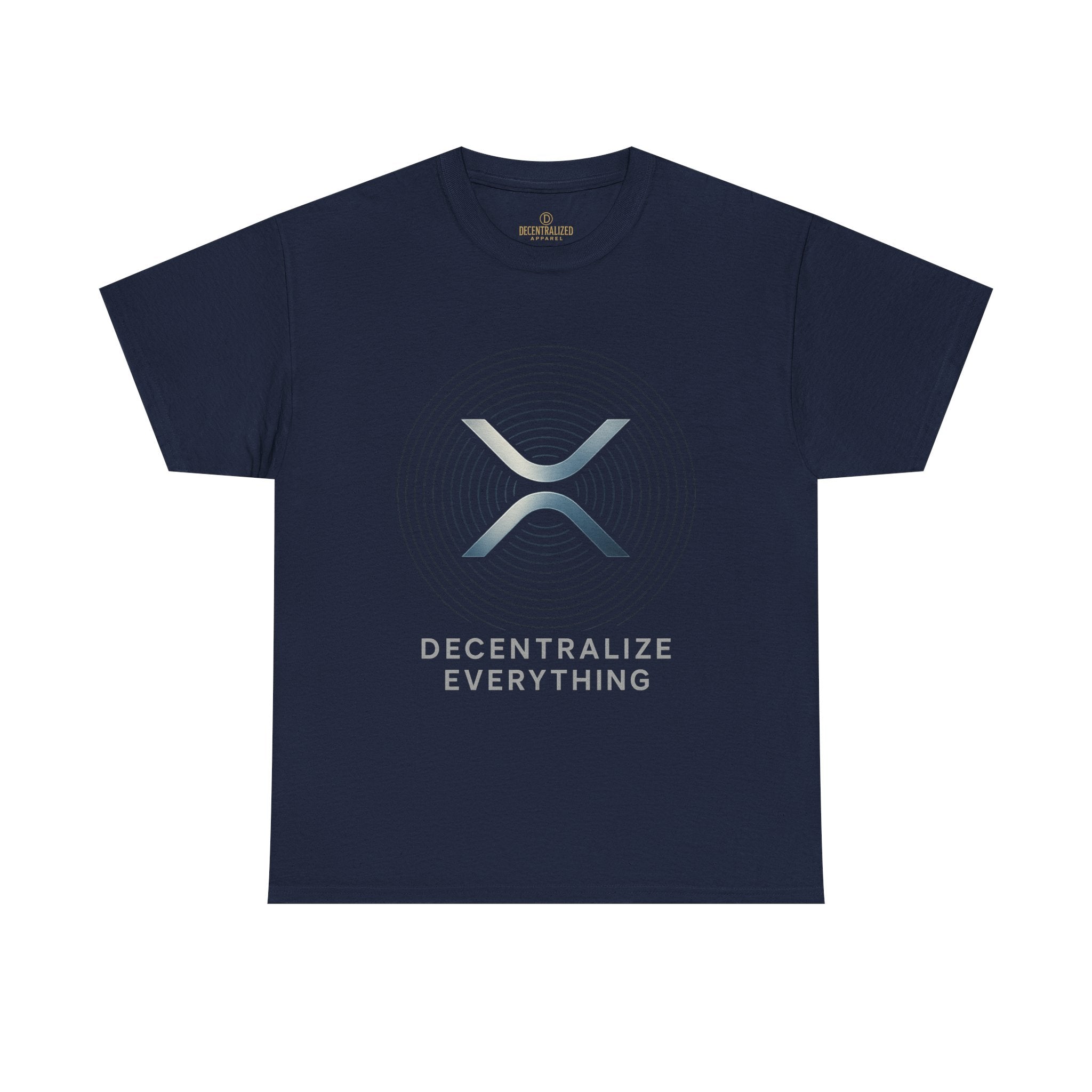 XRP 'Decentralize Everything' Tee - Crypto Logo T-Shirt