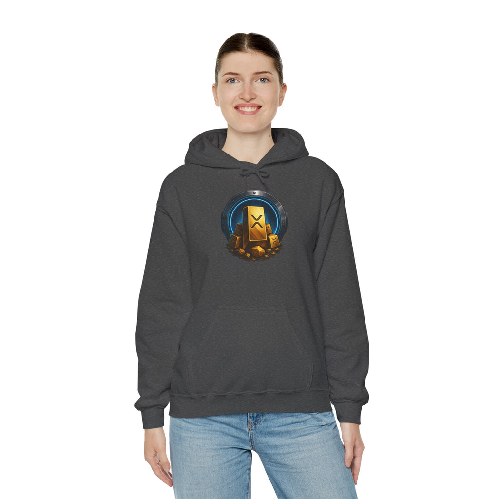 Gaming Treasure Hoodie — Gold Loot Chest Emblem