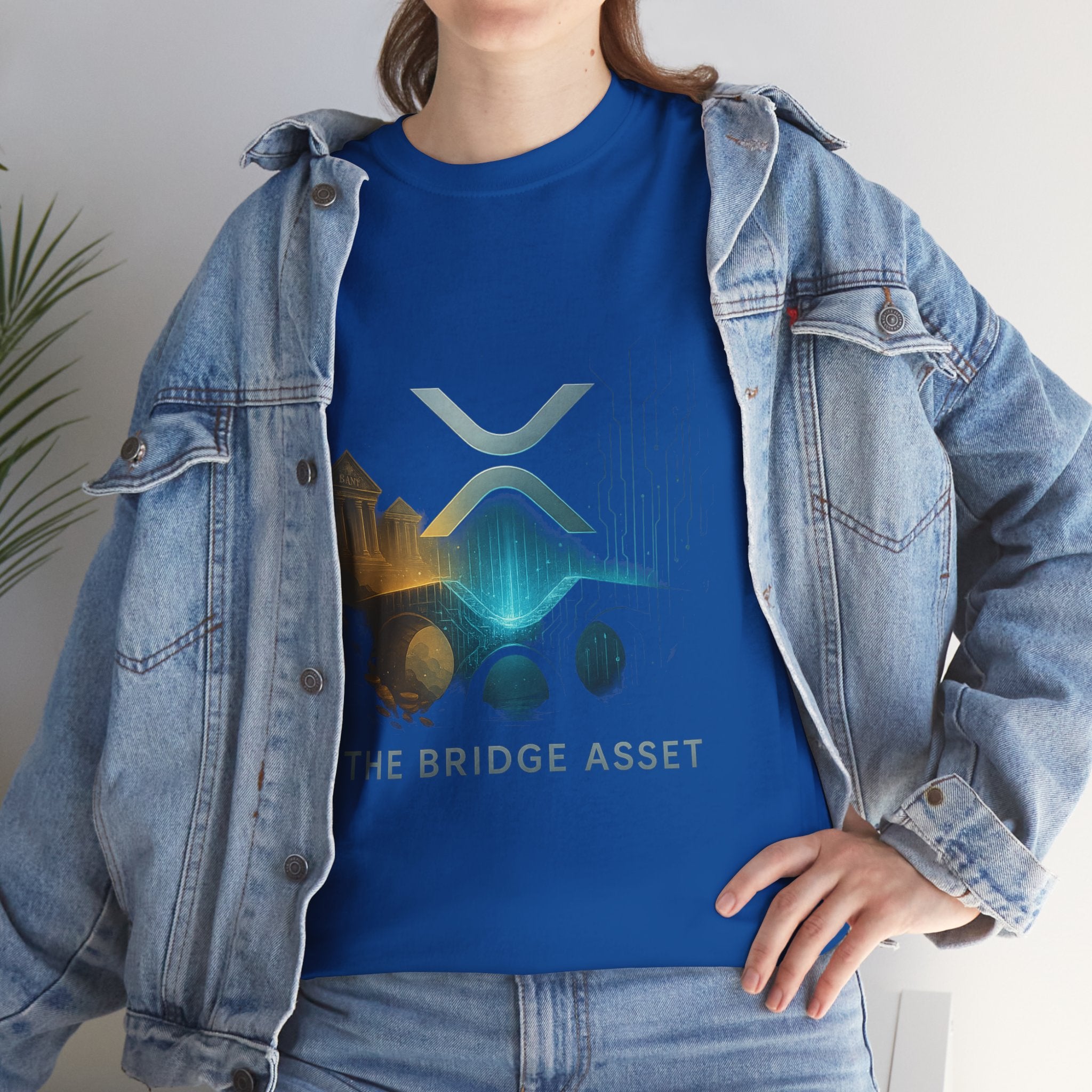 Ripple XRP Crypto Tee — 'The Bridge Asset' Logo T-Shirt