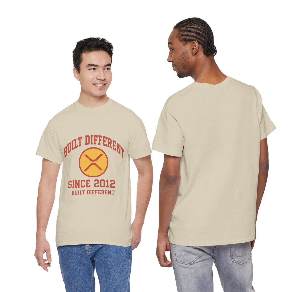 Built Different Since 2012 T-Shirt — Ripple/XRP Inspired Crypto Tee