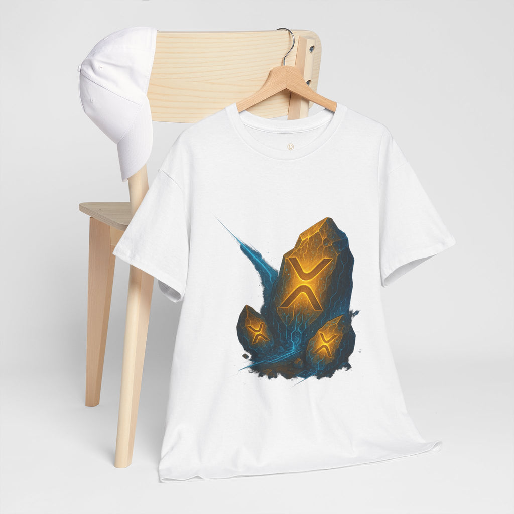 Rune Stone Graphic Tee — Glowing Mystic Rock T-Shirt