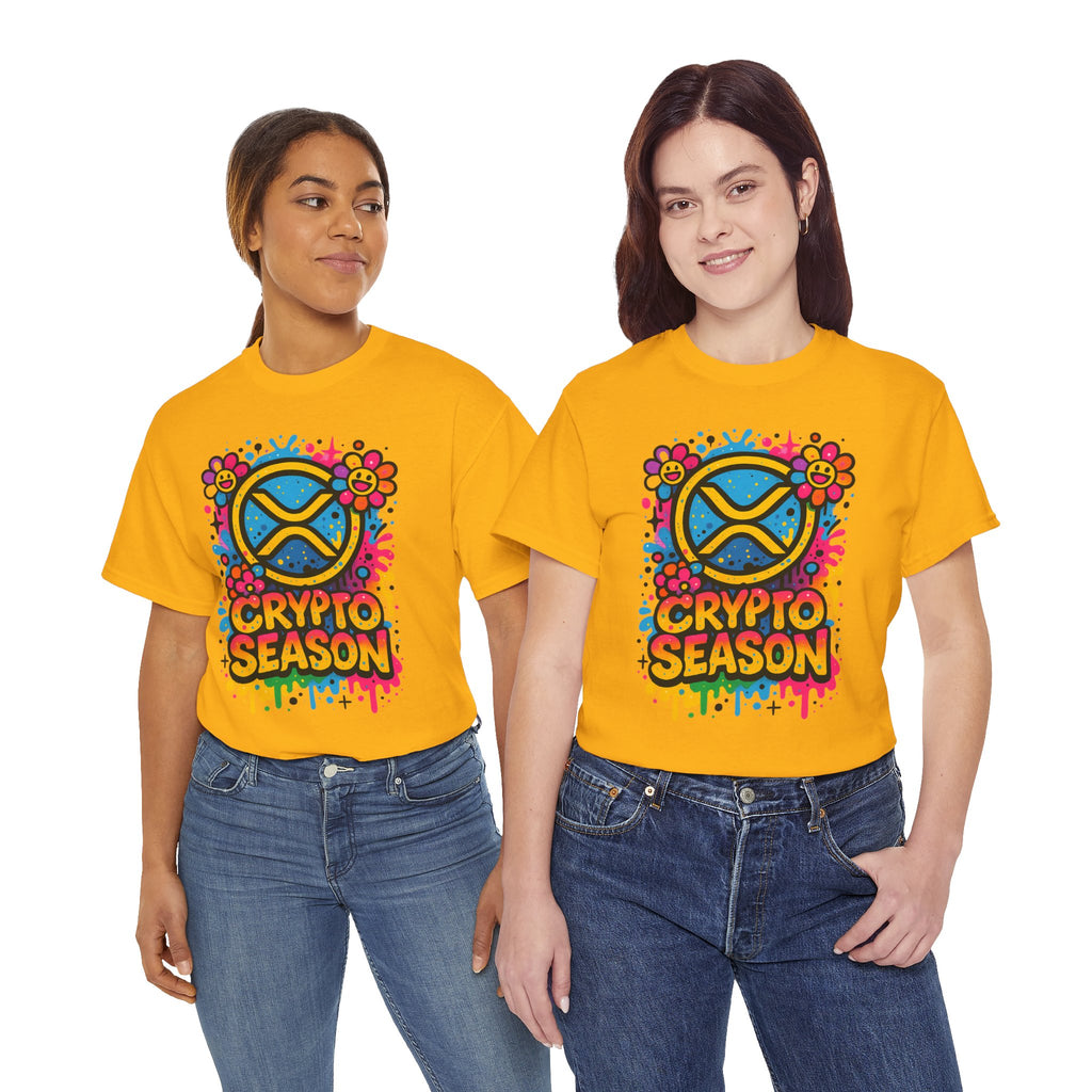 Crypto Season T-Shirt — Colorful Ripple XRP Logo Tee