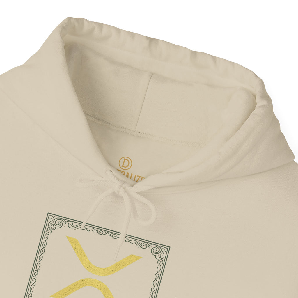 XRP Logo Hoodie – Gold Cryptocurrency Sweatshirt