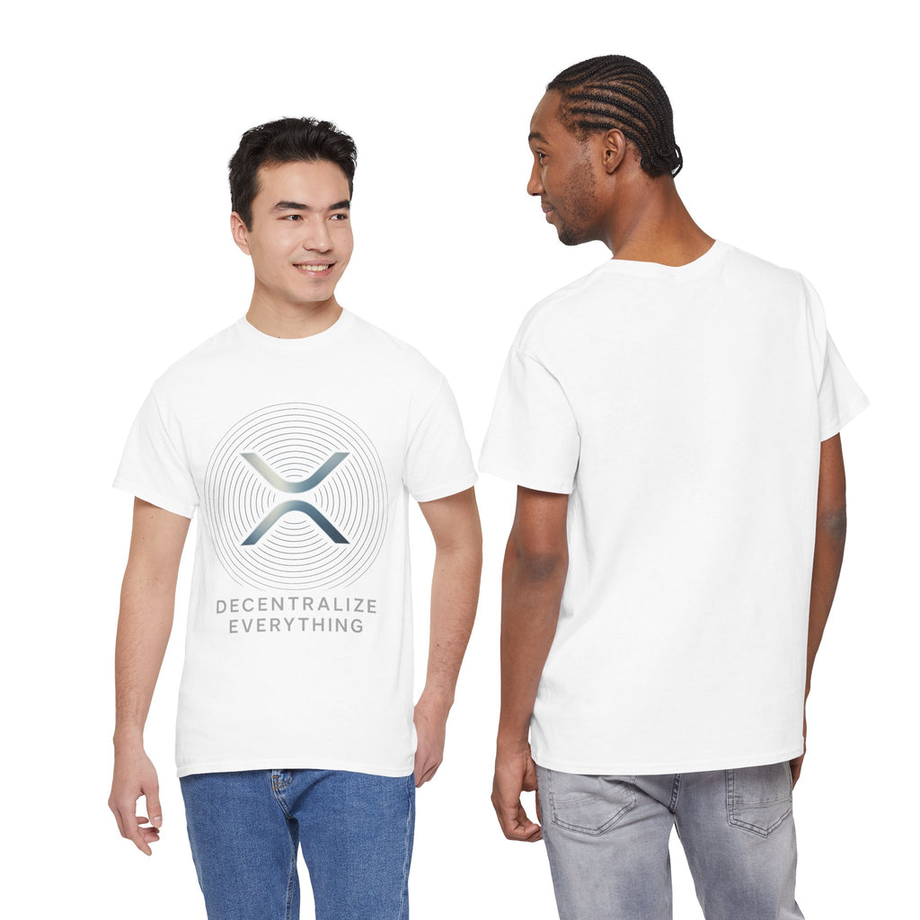 XRP 'Decentralize Everything' Tee - Crypto Logo T-Shirt