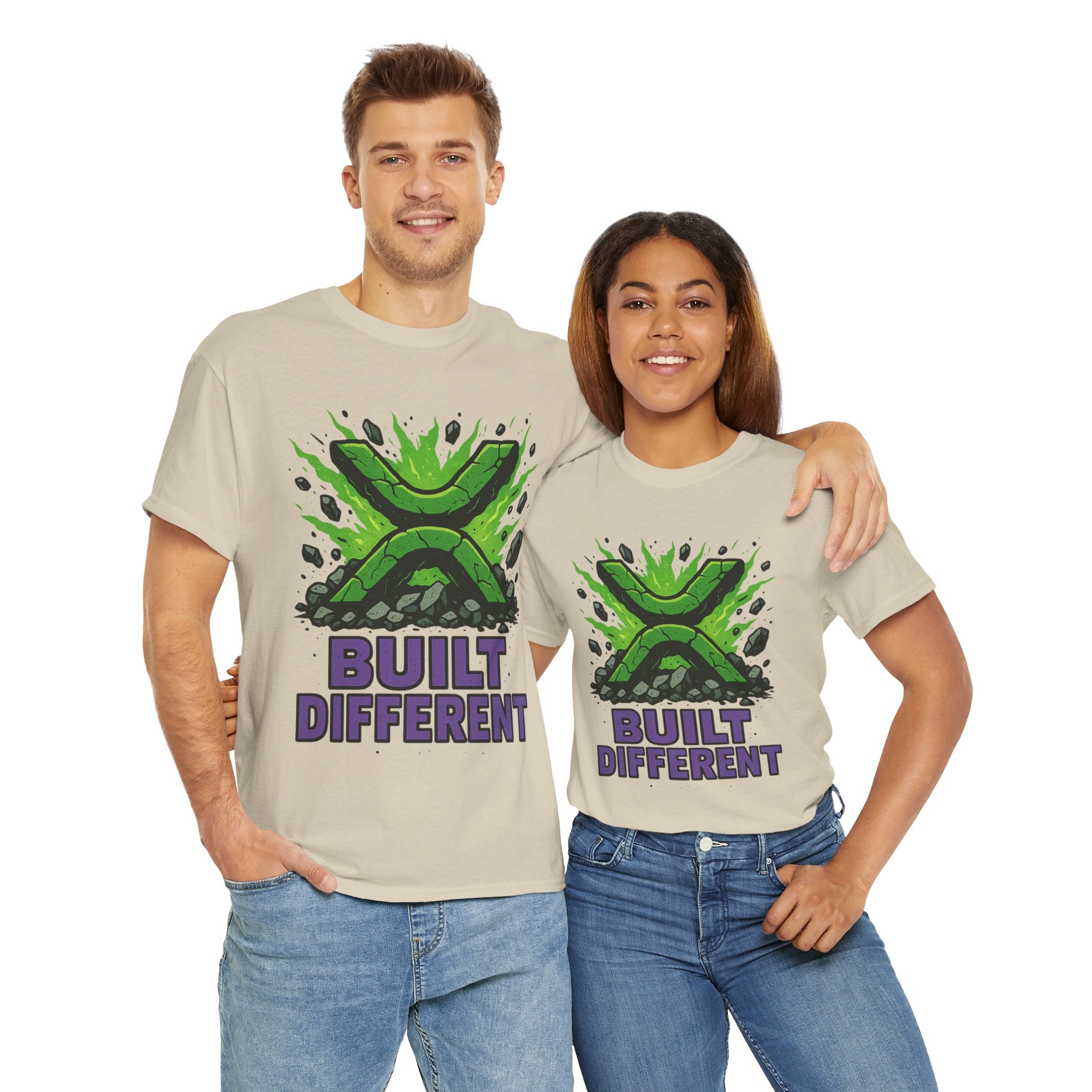 Built Different T-Shirt — Green Gamer Logo Tee