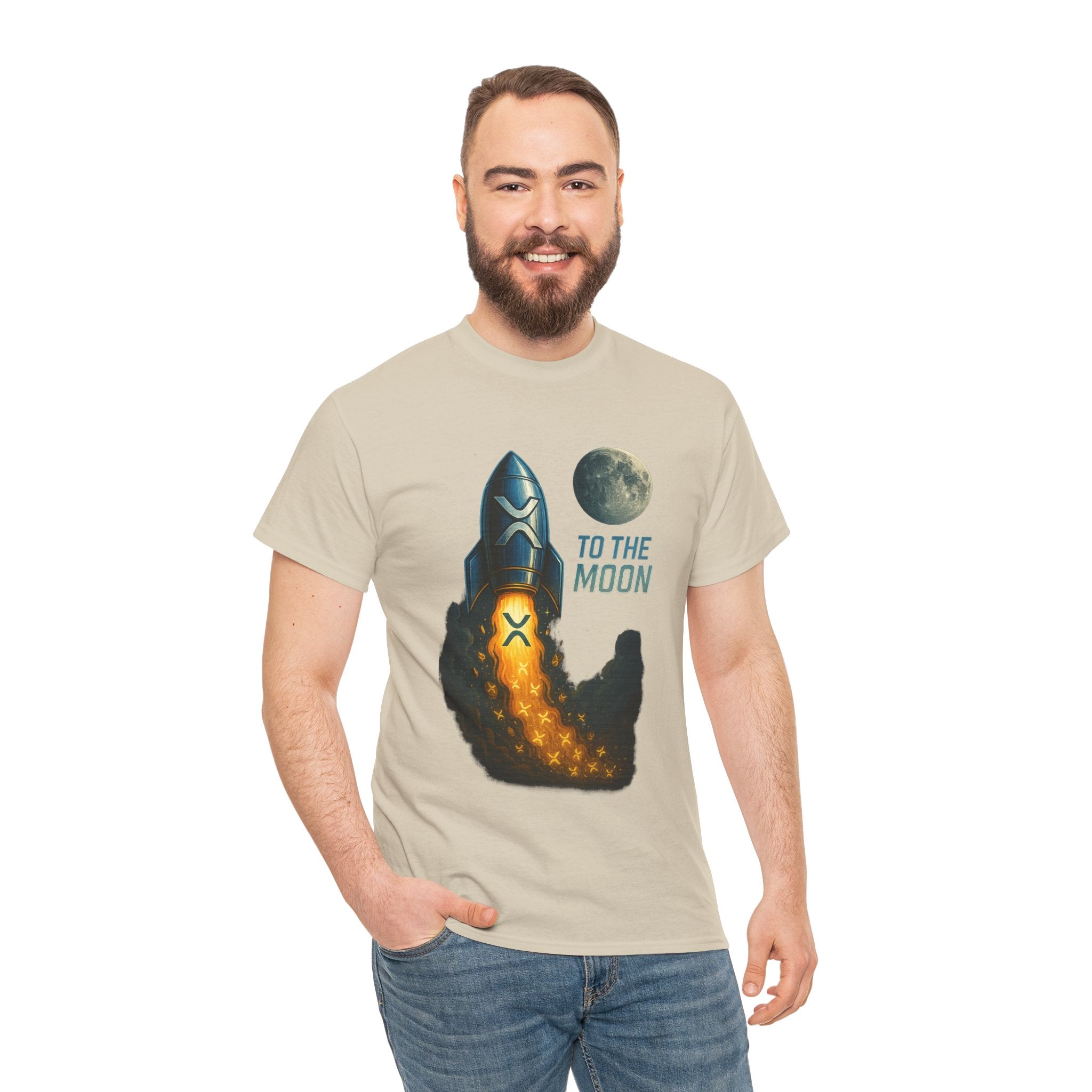 Rocket 'To the Moon' T-Shirt - Space Exploration Graphic Tee
