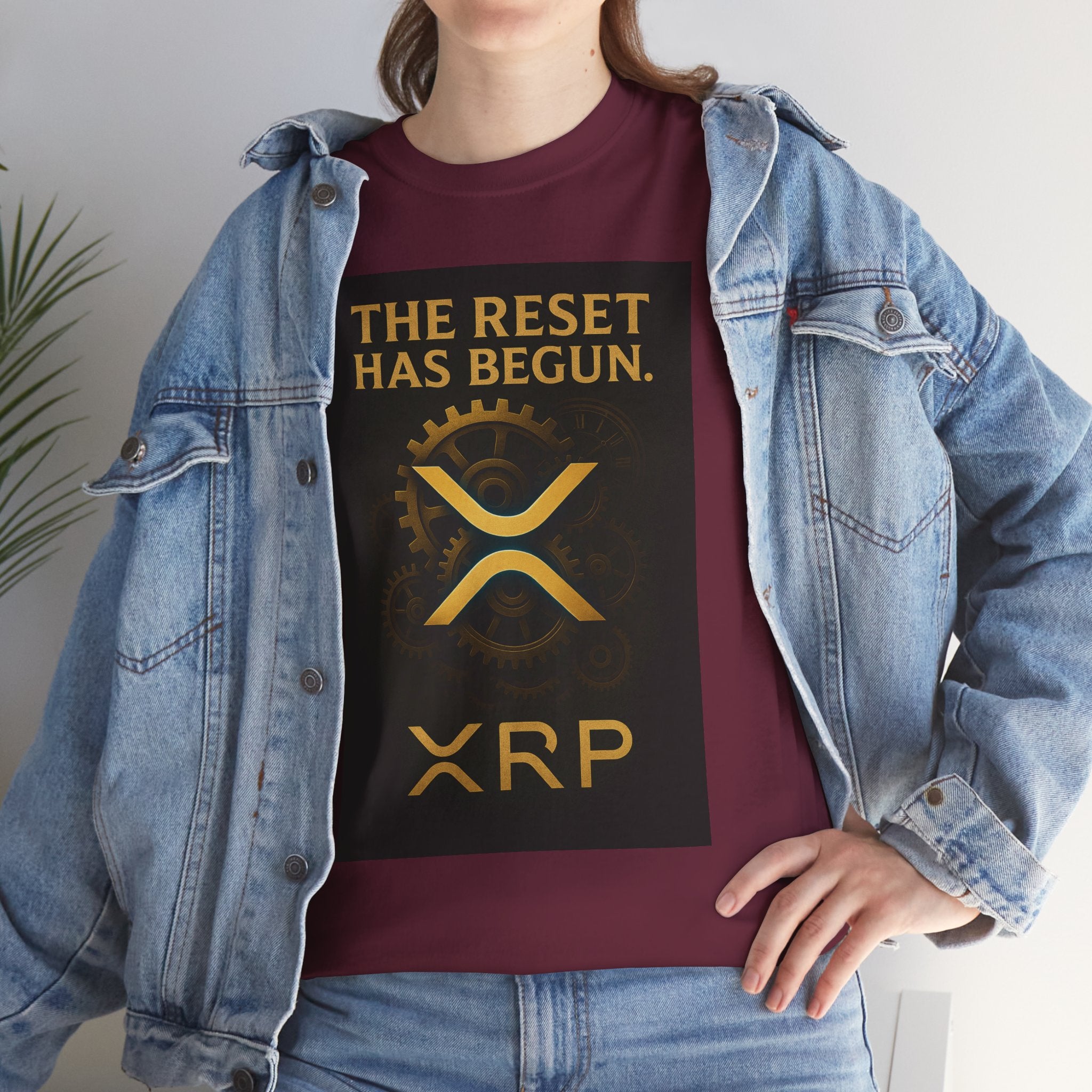 XRP Crypto Tee — "The Reset Has Begun" Bitcoin Alternative Shirt