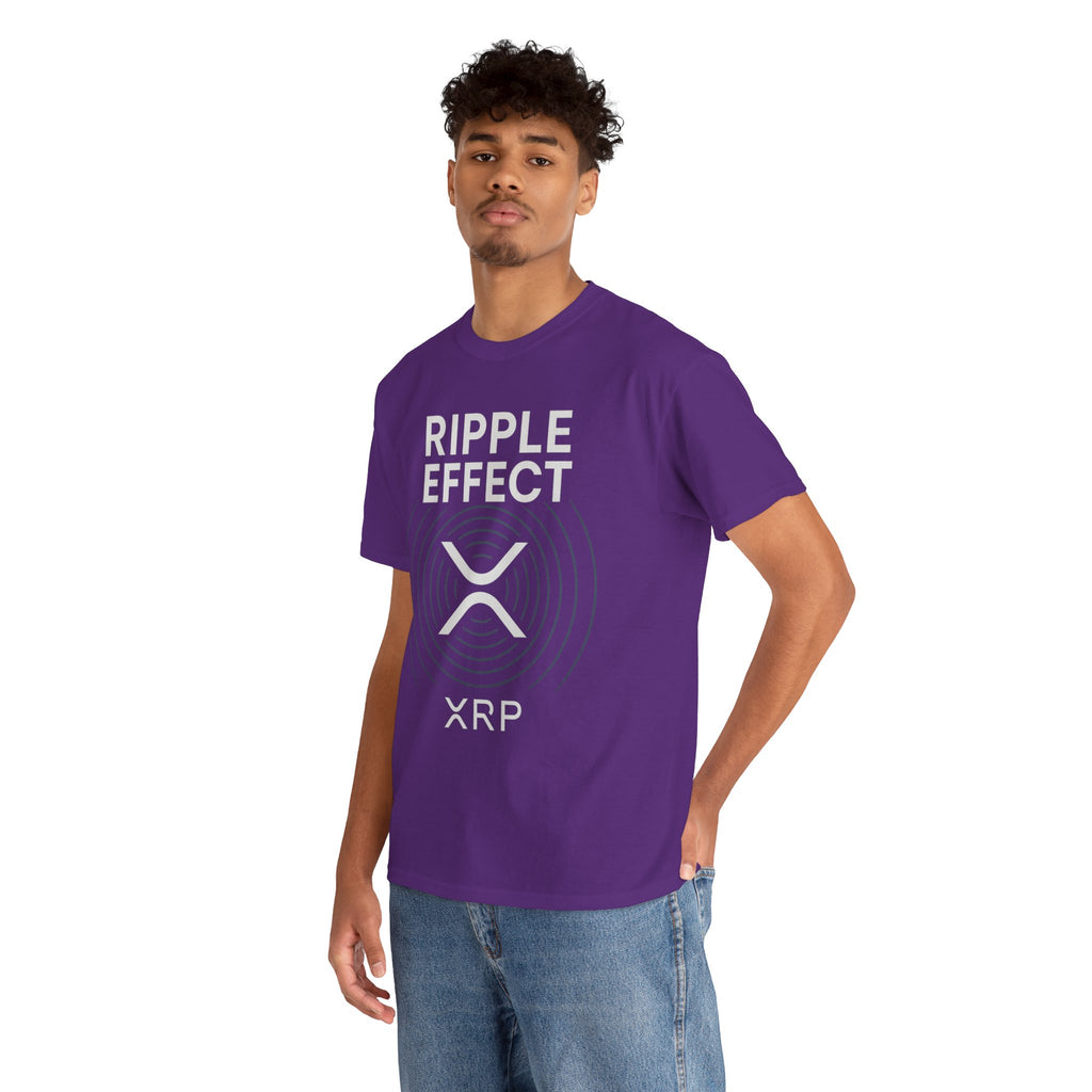 Ripple Effect XRP Tee — Minimal Cryptocurrency Logo T-Shirt