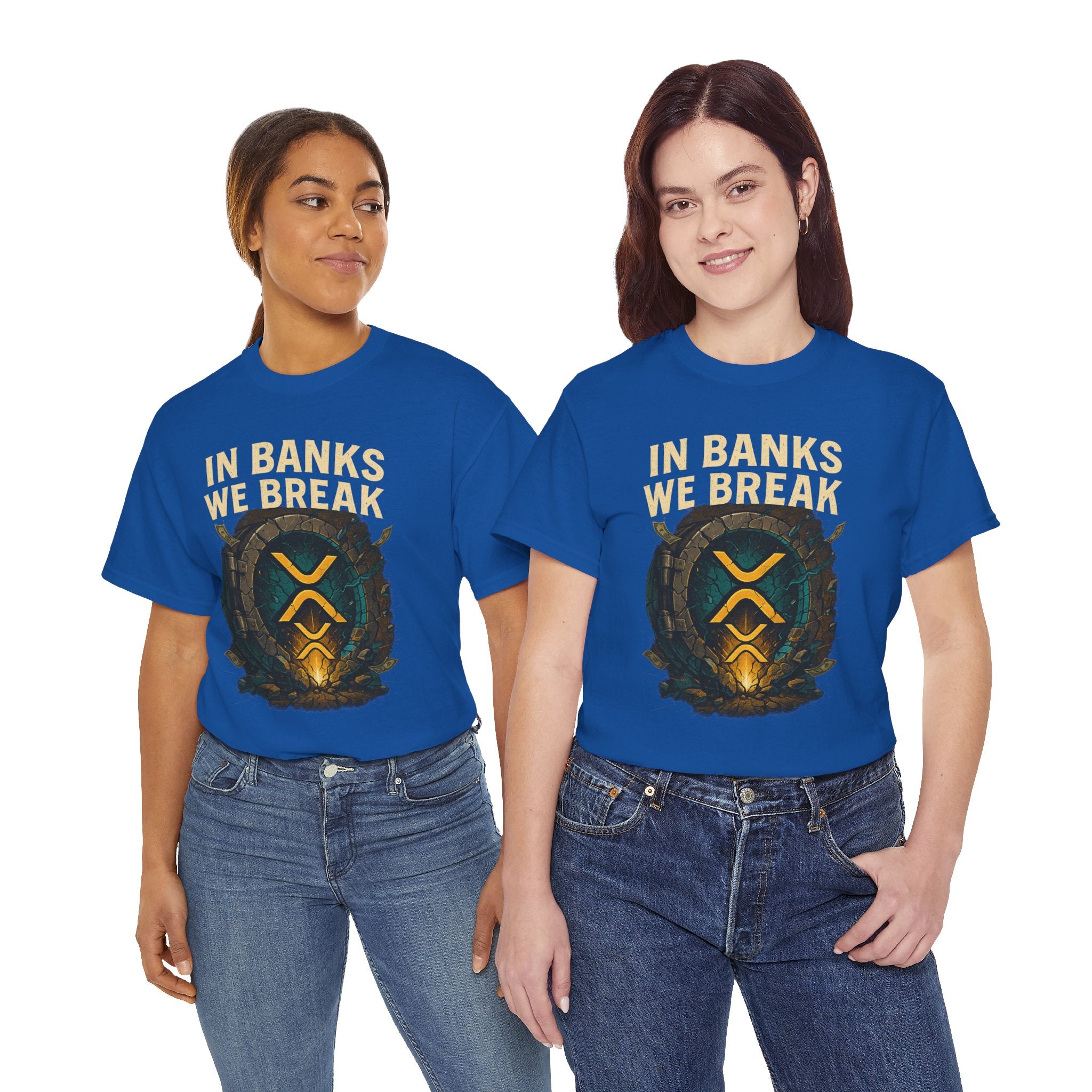In Banks We Break XRP Crypto Graphic Tee