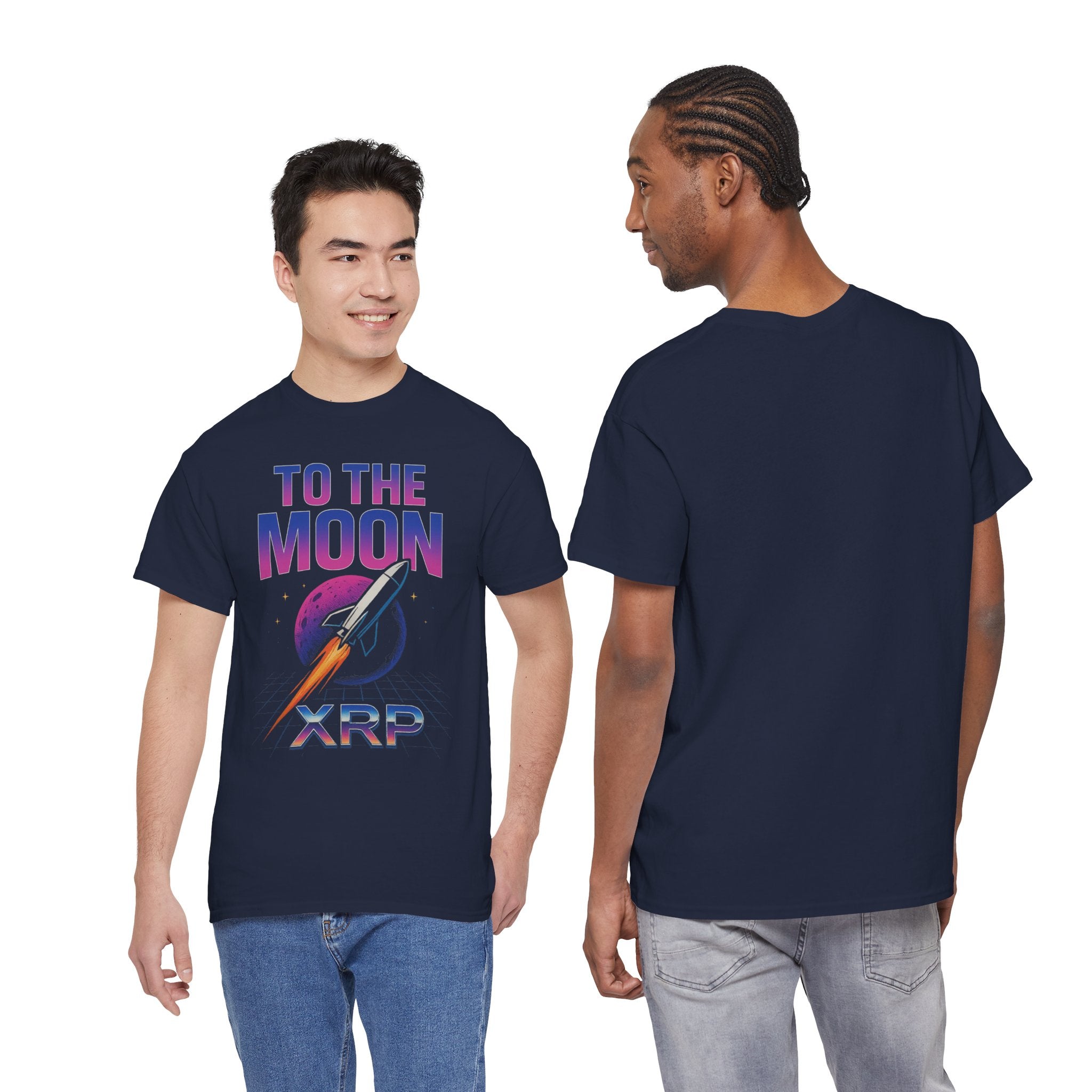 XRP 'To The Moon' T-Shirt — Crypto Investor Rocket Tee