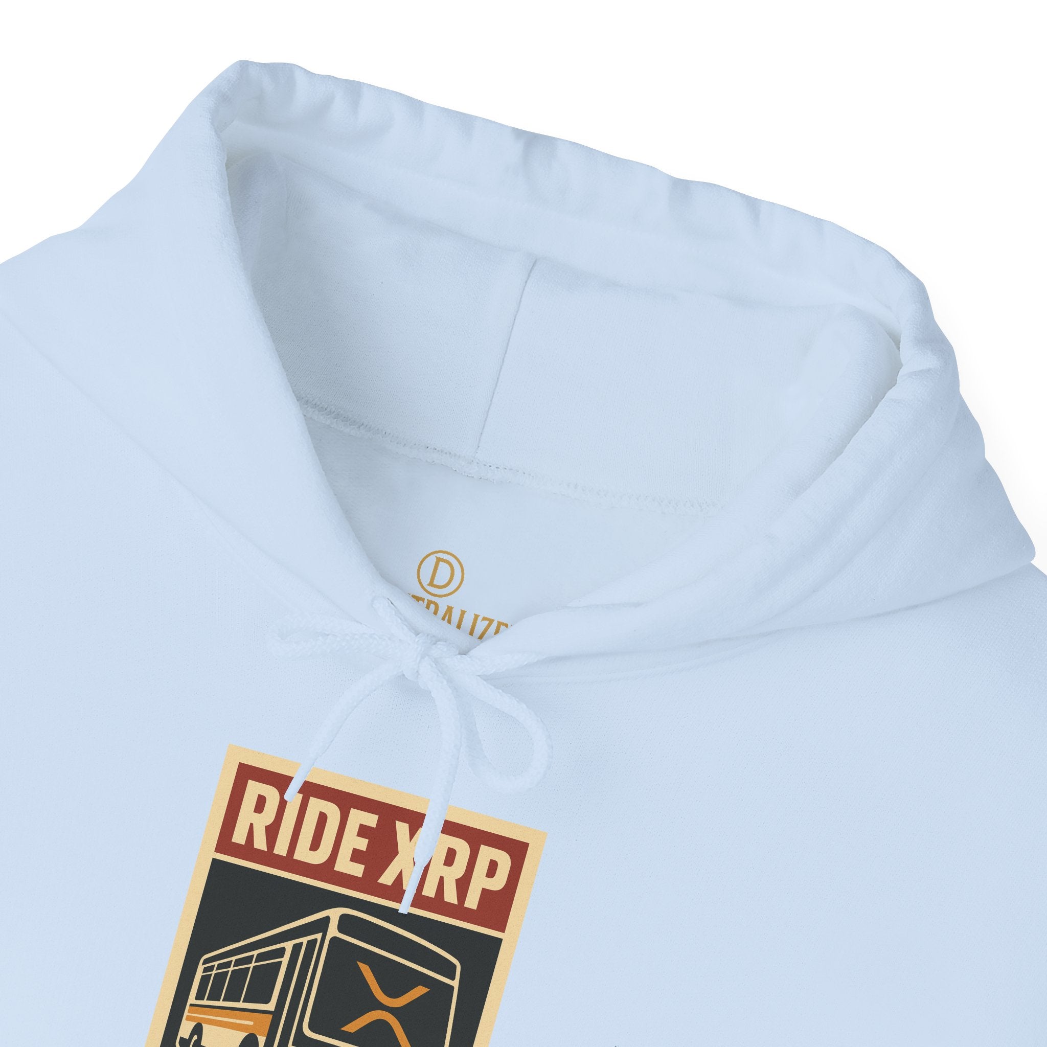 XRP Crypto Hoodie — "Ride XRP, Dump Swift" Retro Badge