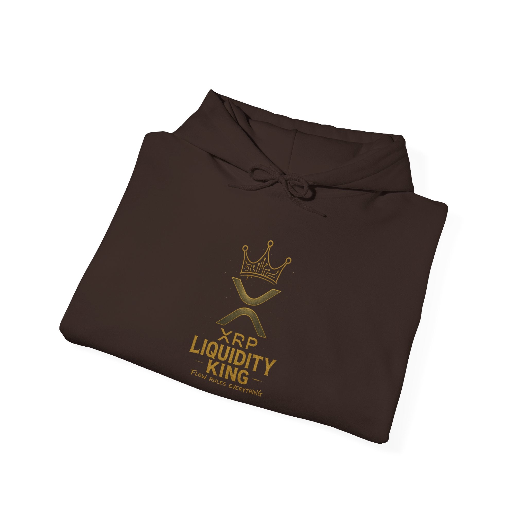 XRP Liquidity King Hoodie — Crypto Logo Pullover for Traders & Investors