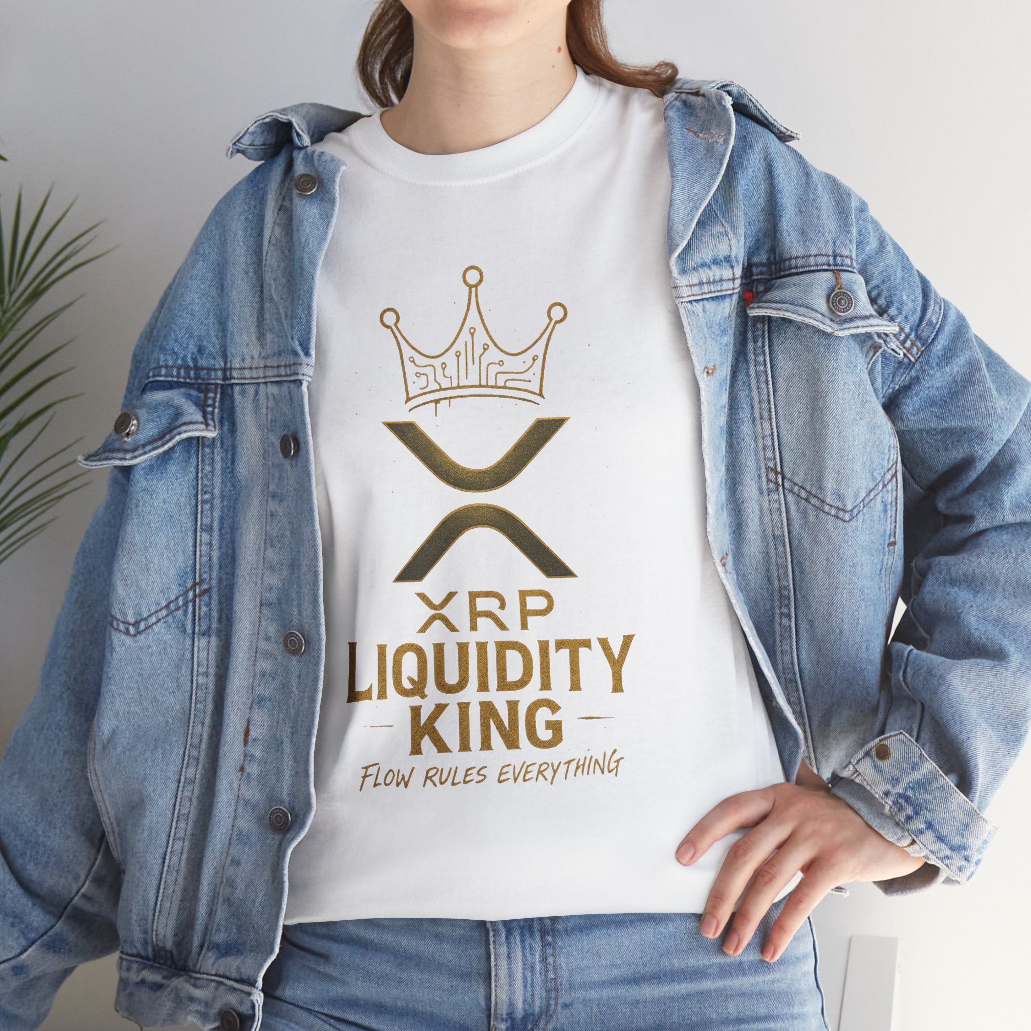 XRP Liquidity King Tee — Crypto Crown T-Shirt