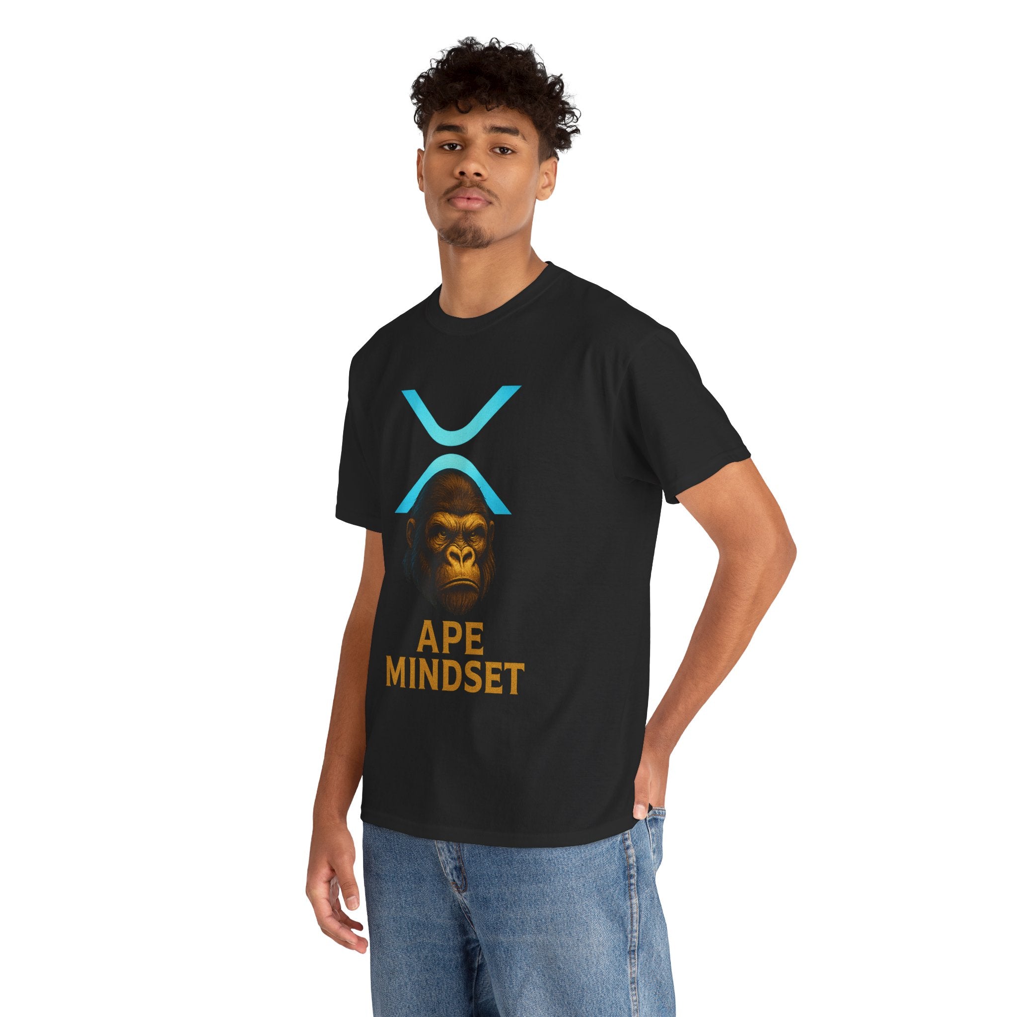Ape Mindset T-Shirt — Crypto XRP Ape Graphic Tee