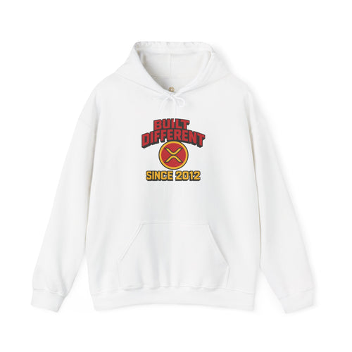Built Different Hoodie - "Since 2012" Retro Logo Pullover