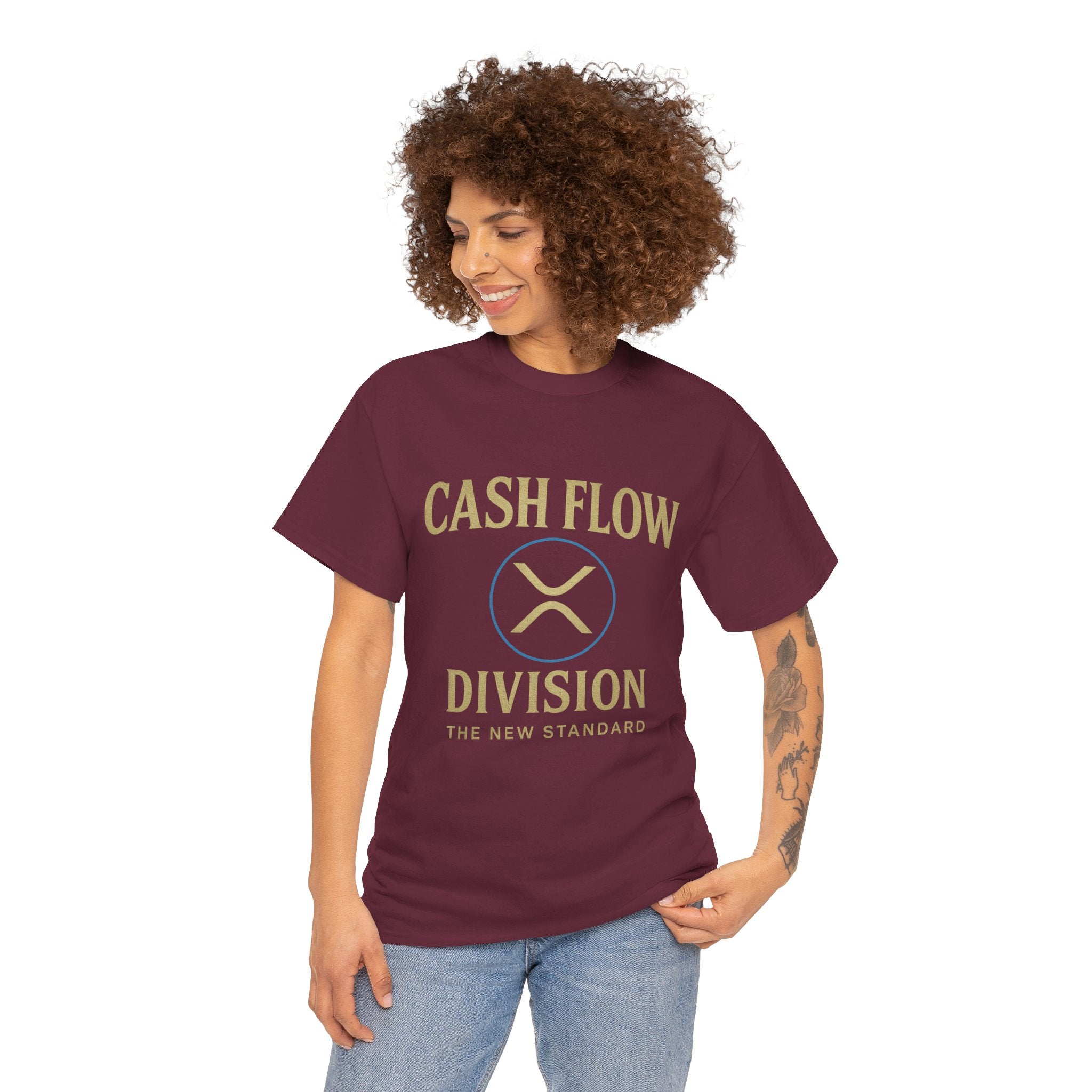 Cash Flow Division Tee — "The New Standard" Graphic T-Shirt