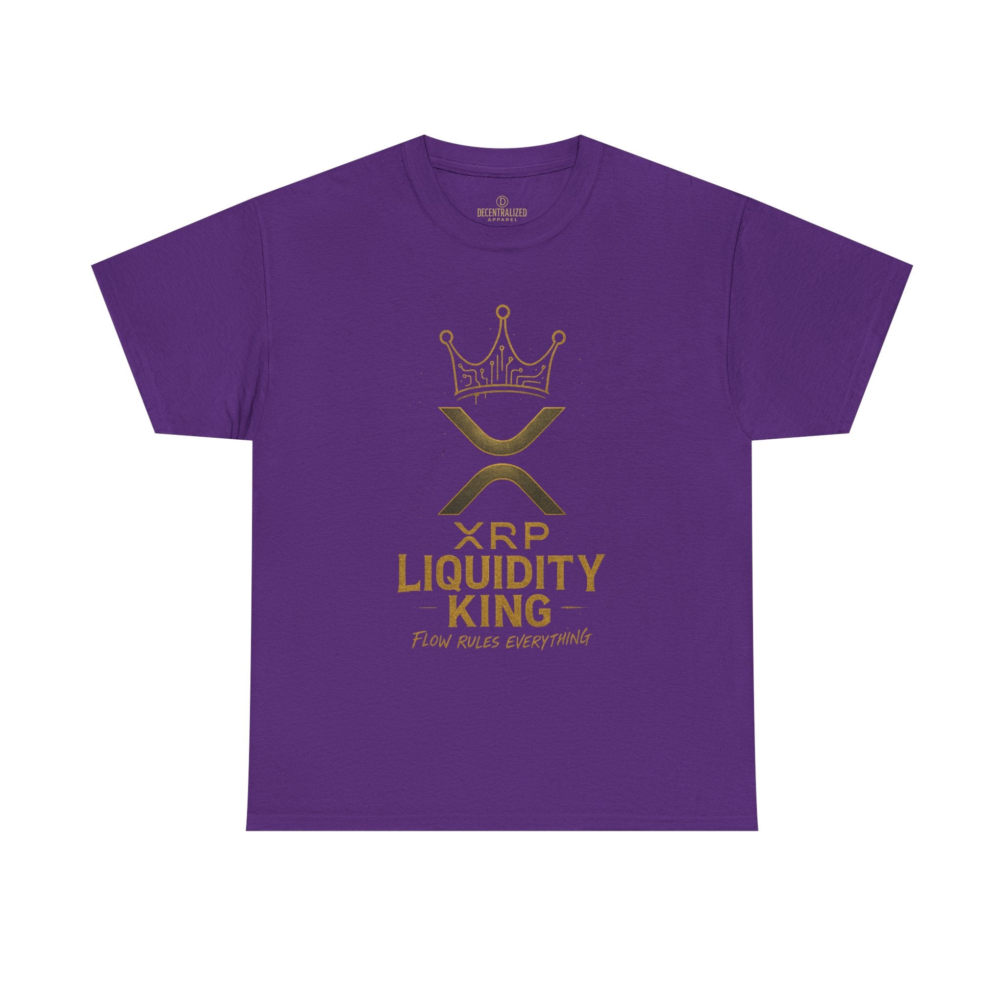 XRP Liquidity King Tee — Crypto Crown T-Shirt