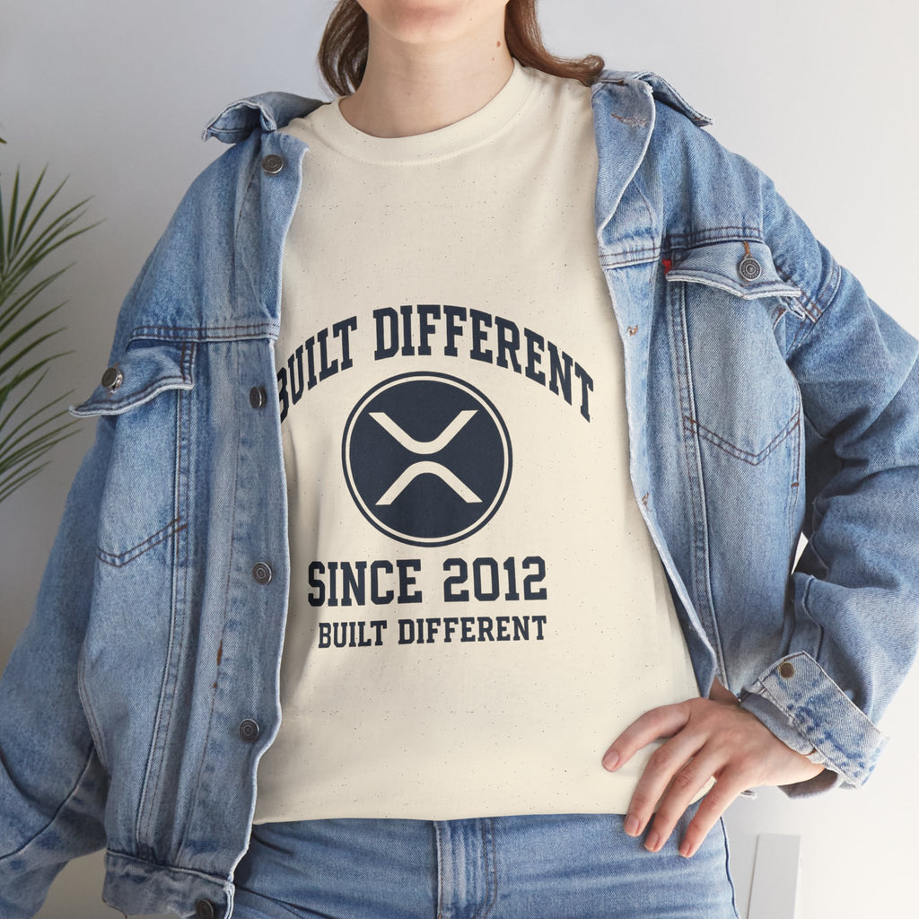 Built Different Since 2012 T-Shirt – Ripple XRP Logo Tee
