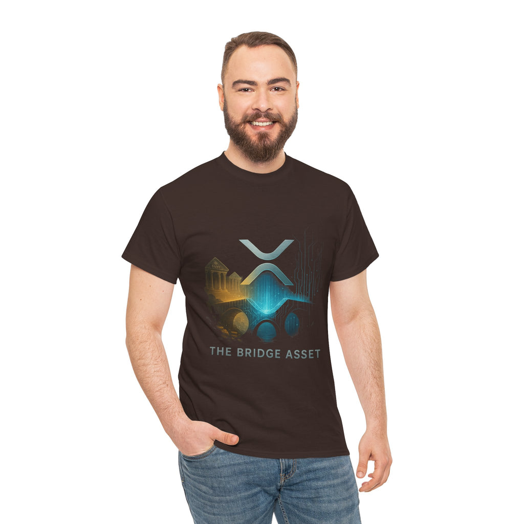 Ripple XRP Crypto Tee — 'The Bridge Asset' Logo T-Shirt
