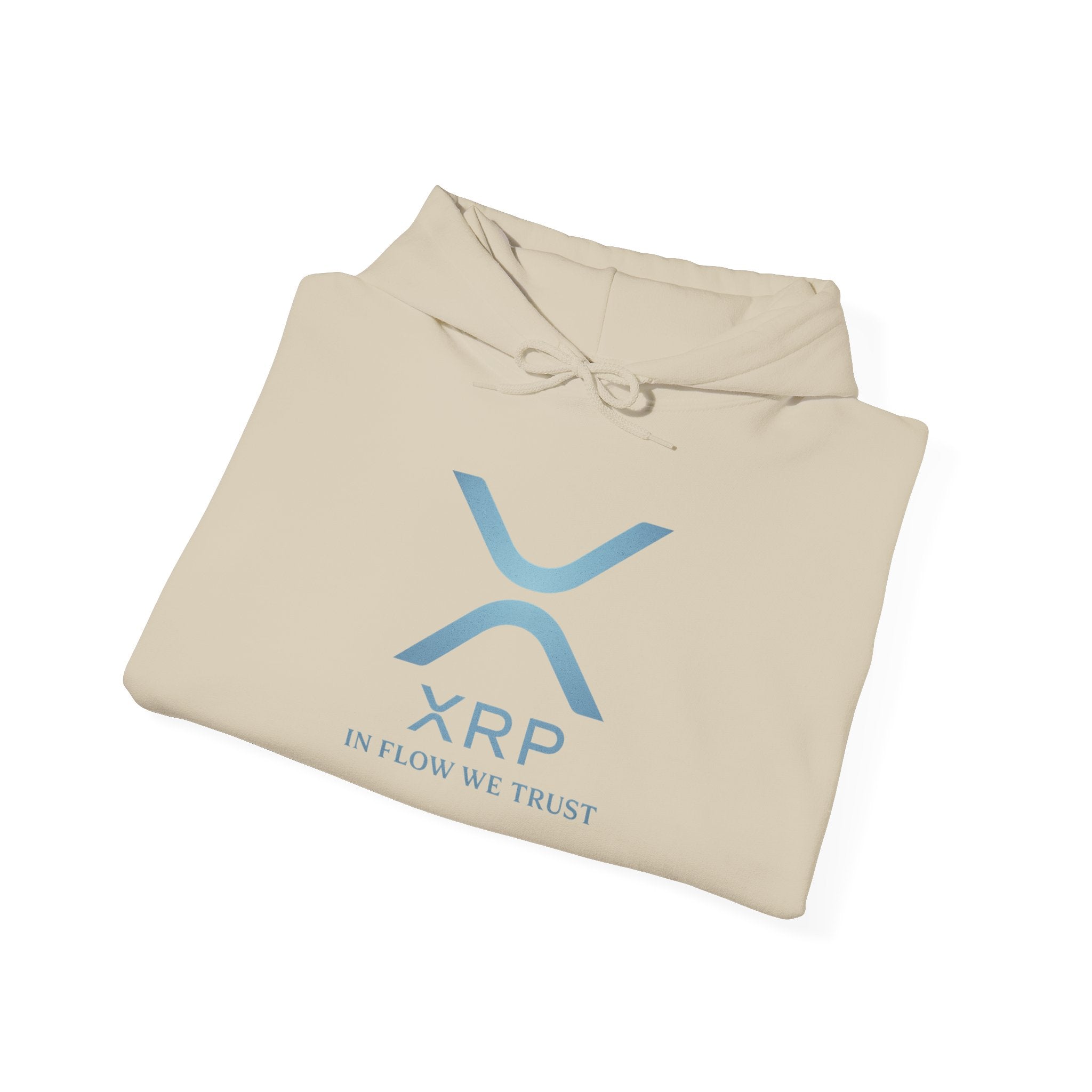 XRP Logo Hoodie – "In Flow We Trust" Crypto Sweatshirt