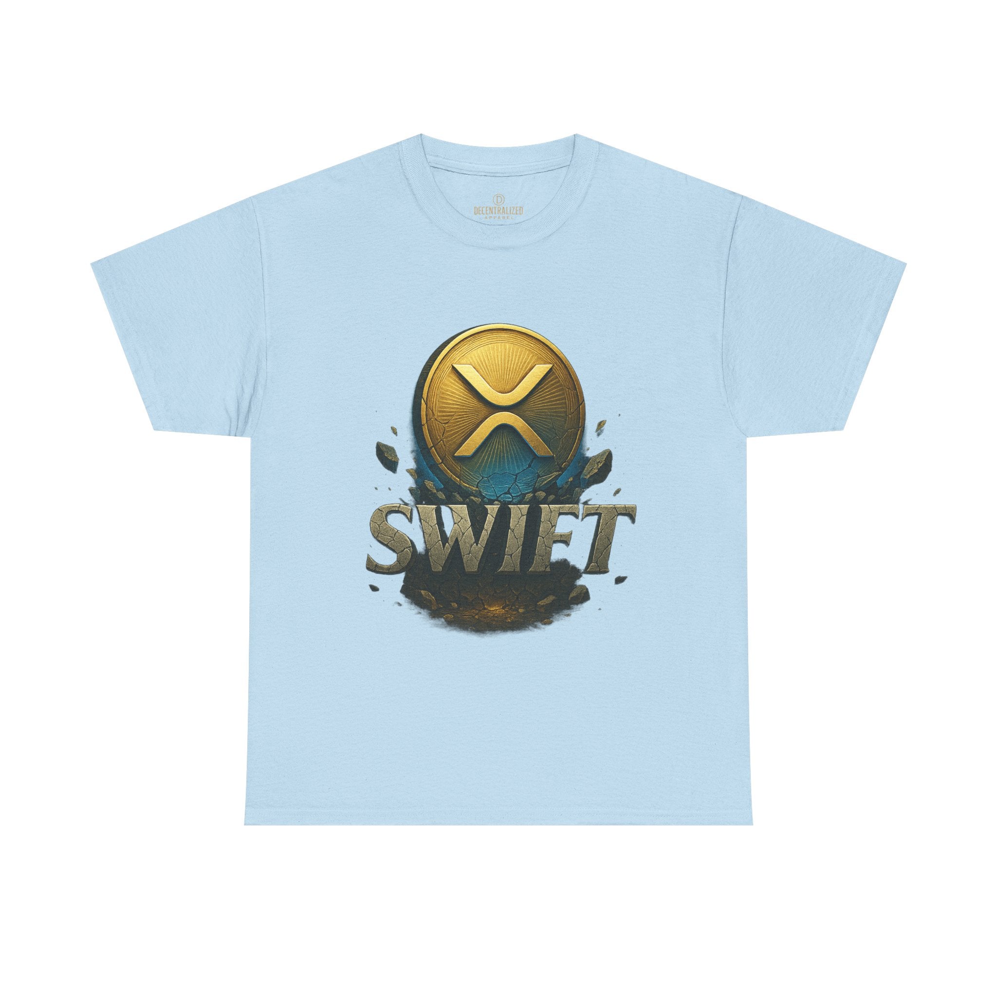 XRP Swift Cryptocurrency T‑Shirt — Ripple Coin Logo Graphic Tee