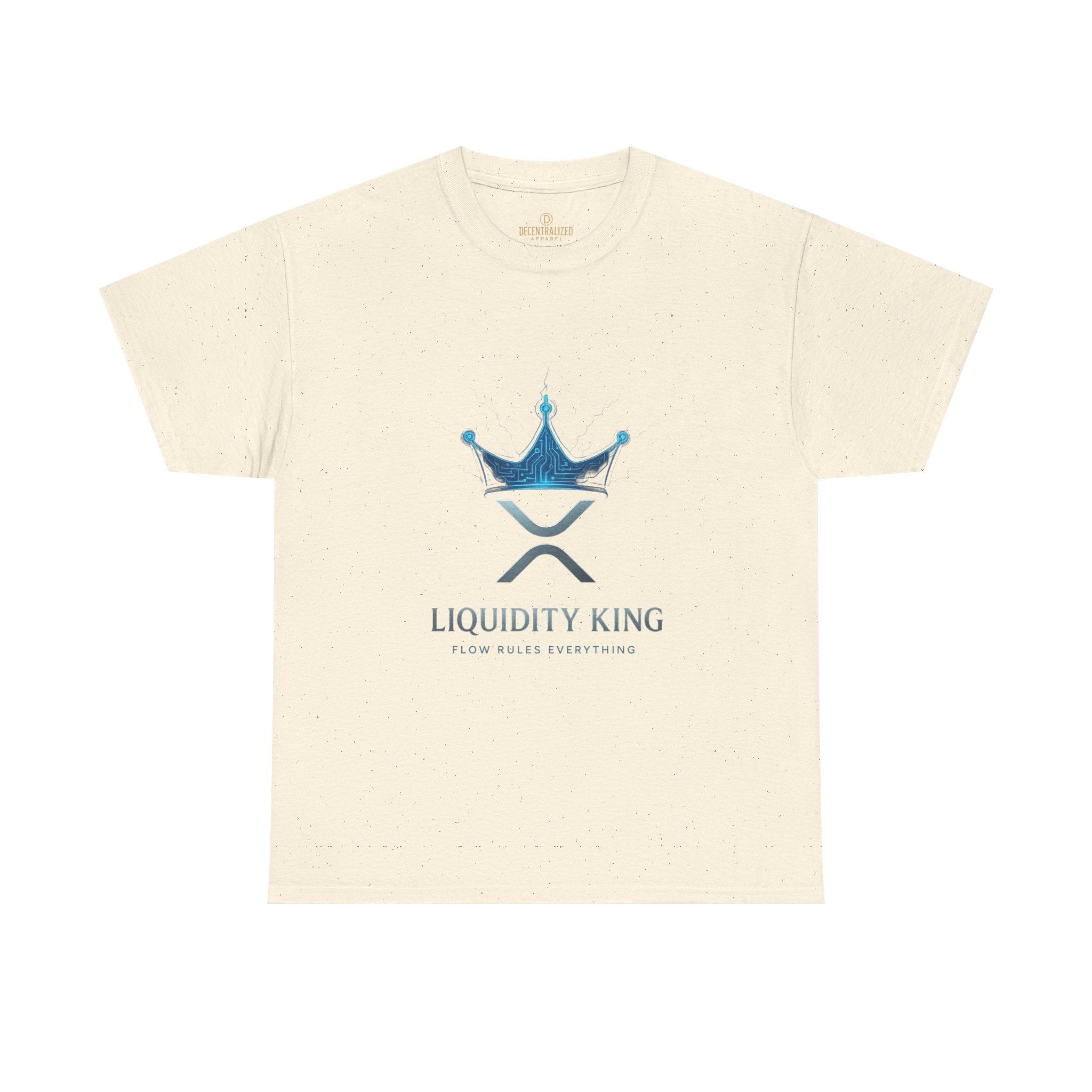 RIPPLE Liquidity King T-Shirt — Crypto XRP Crown Tee