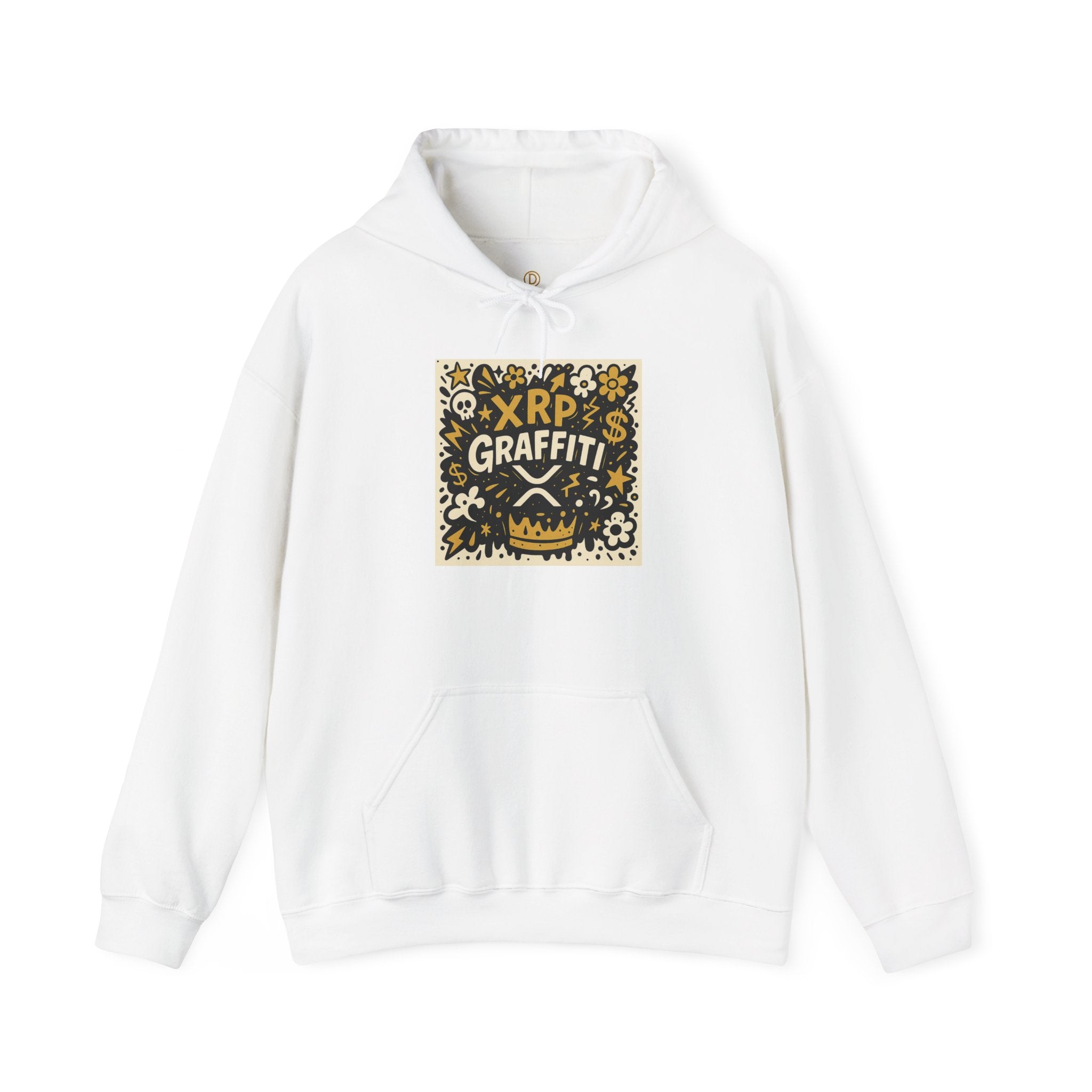 XRP Graffiti Hoodie – Street Art Crypto Sweatshirt