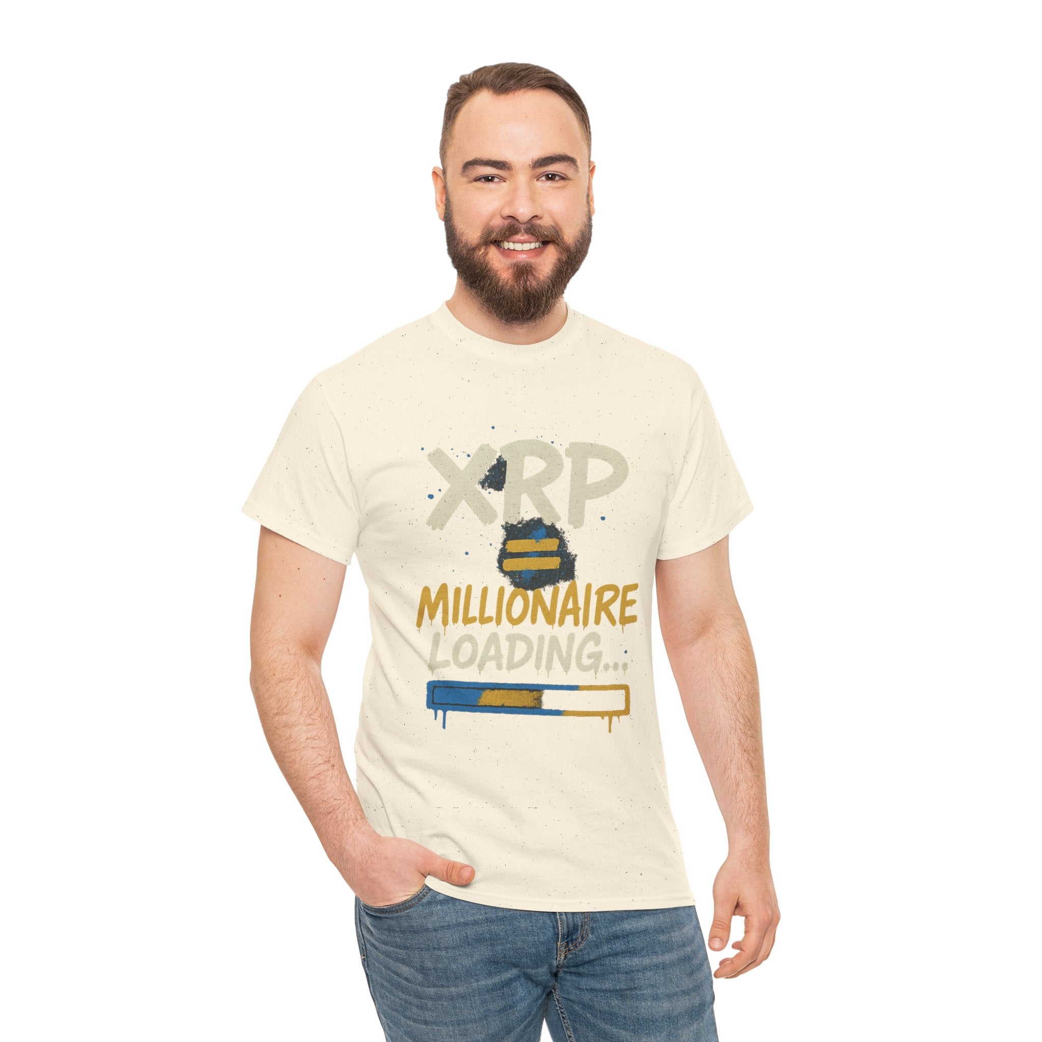 XRP Millionaire Loading T-Shirt — Crypto Investor Progress Tee