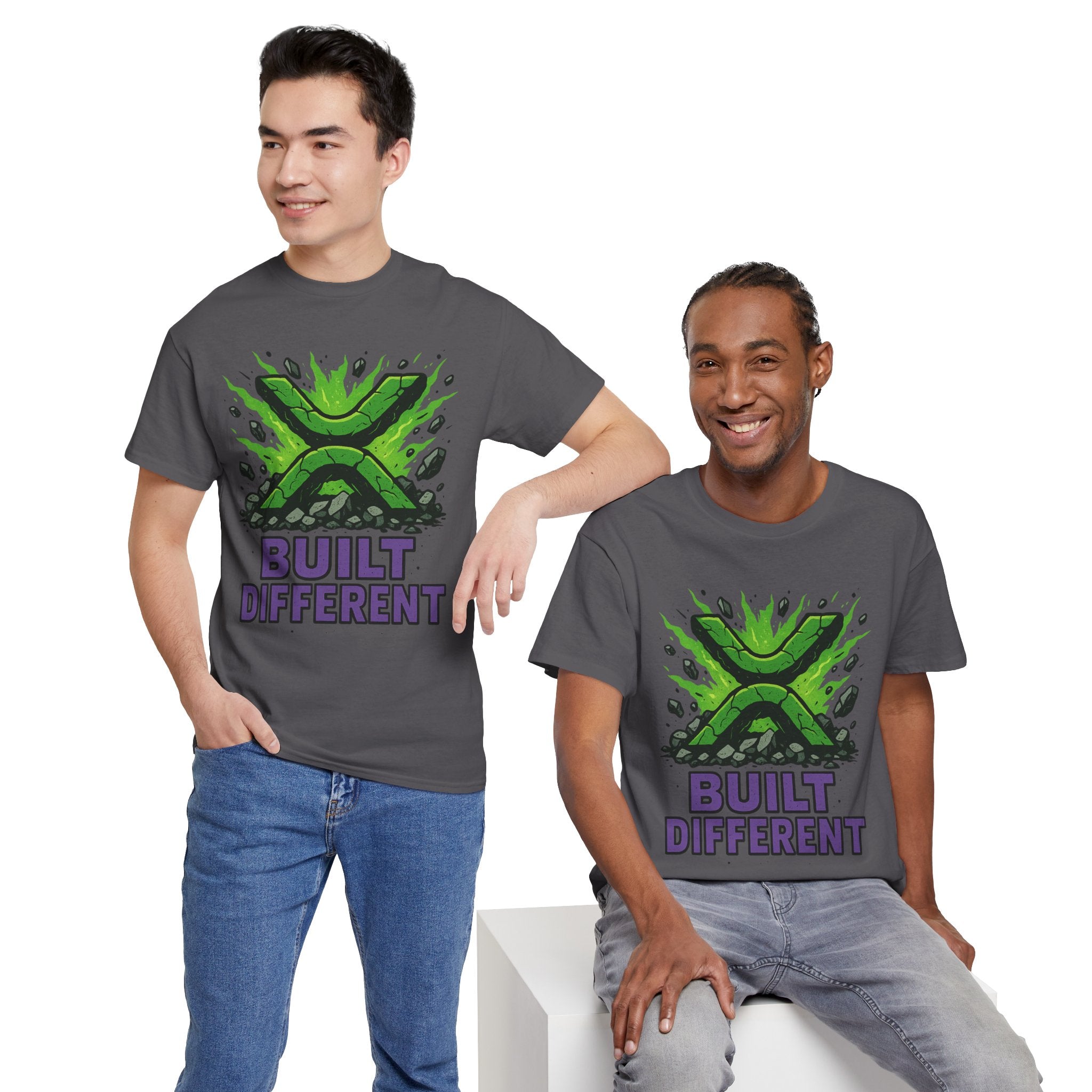Built Different T-Shirt — Green Gamer Logo Tee