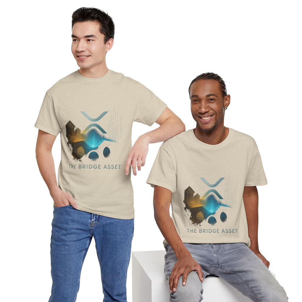 Ripple XRP Crypto Tee — 'The Bridge Asset' Logo T-Shirt