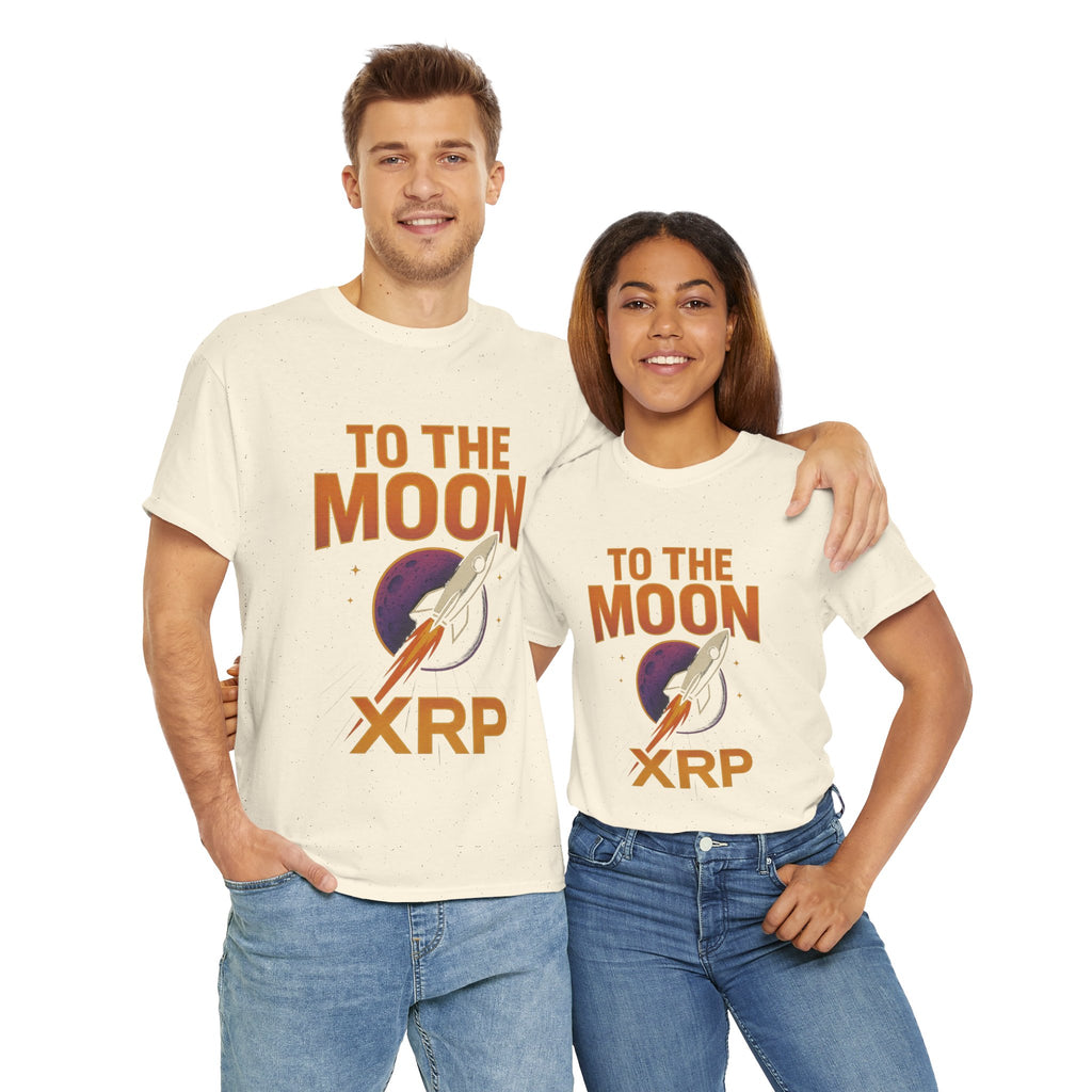 XRP To The Moon Tee — Cryptocurrency Investor Rocket Shirt