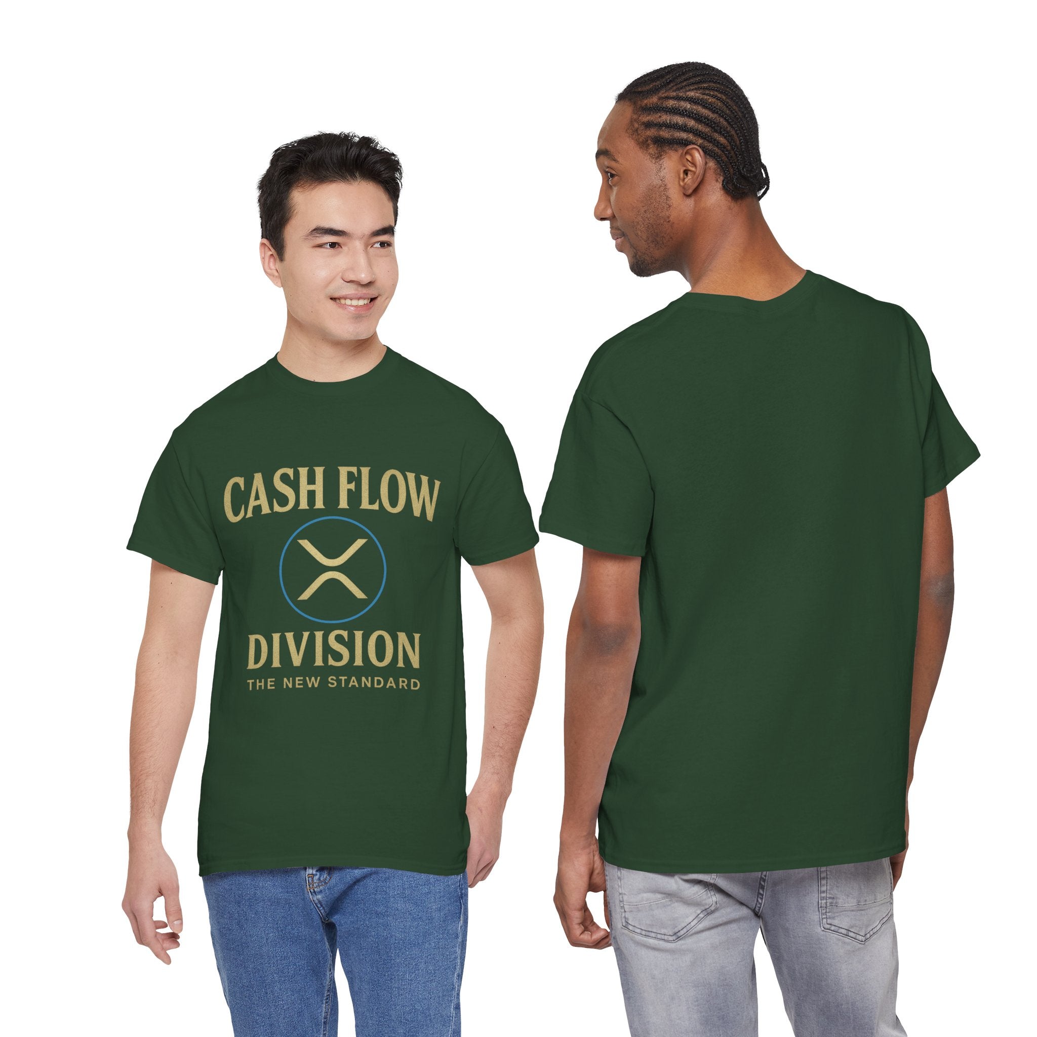Cash Flow Division Tee — "The New Standard" Graphic T-Shirt