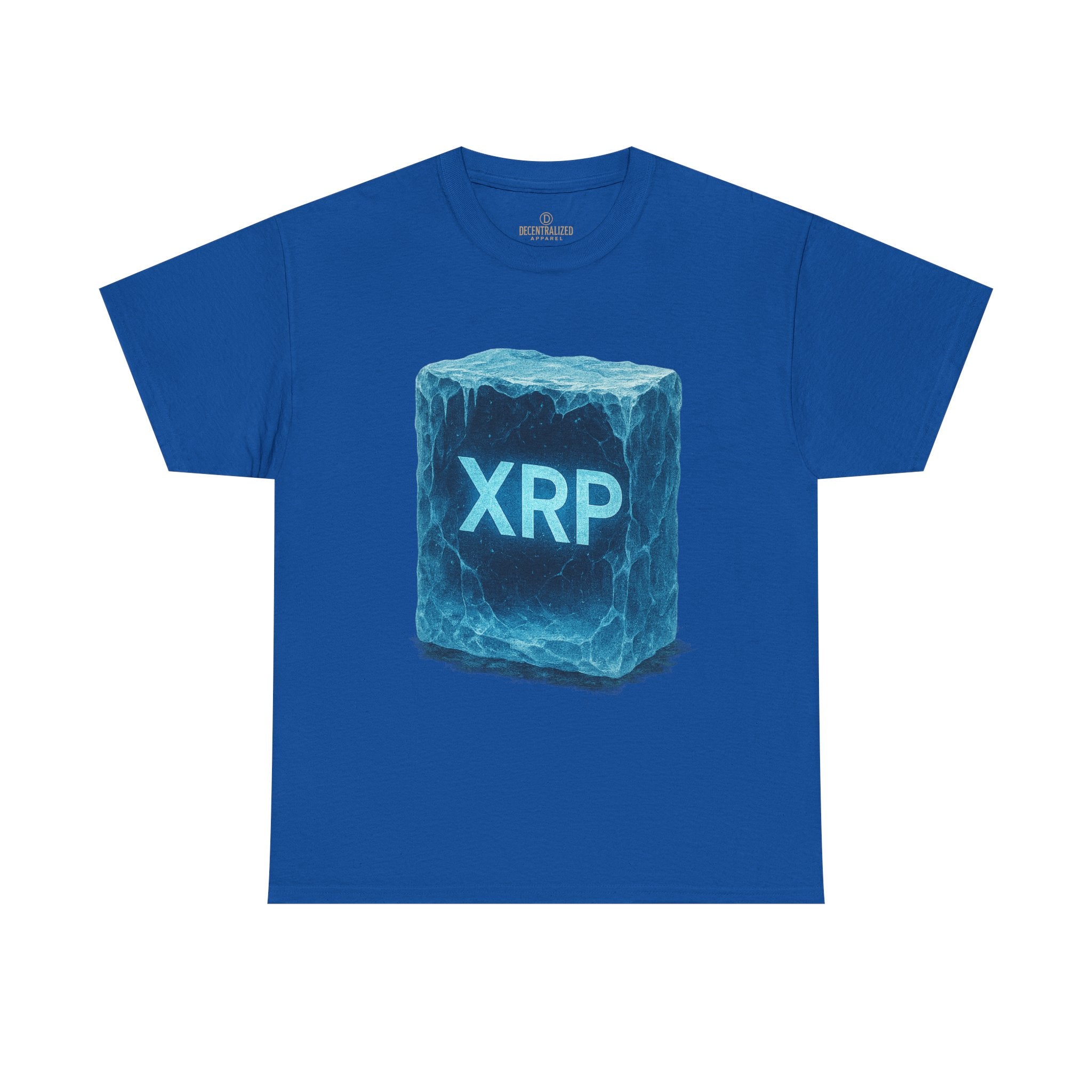 XRP Ice Block Tee — Crypto Ripple Logo T-Shirt
