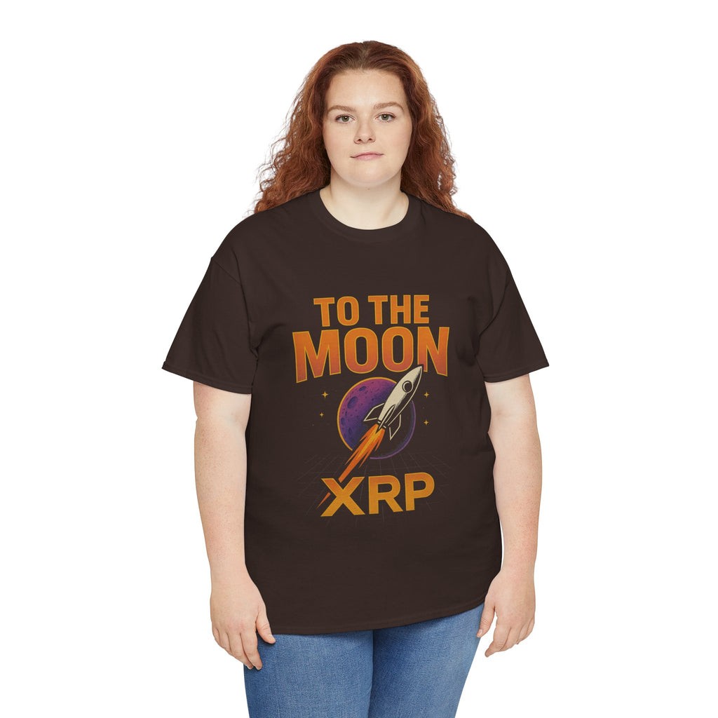 XRP To The Moon Tee — Cryptocurrency Investor Rocket Shirt
