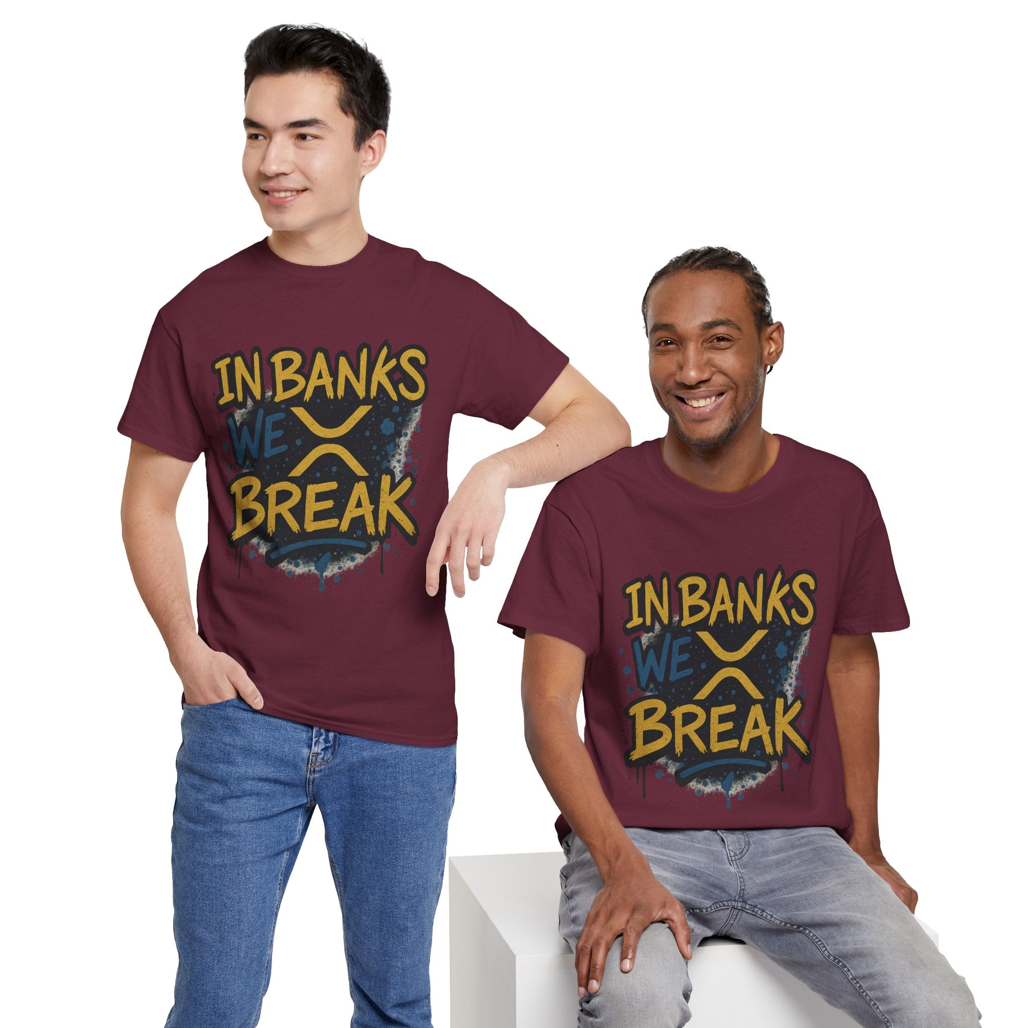 Ripple 'In Banks We Break' Graphic Tee — Crypto XRP Streetwear