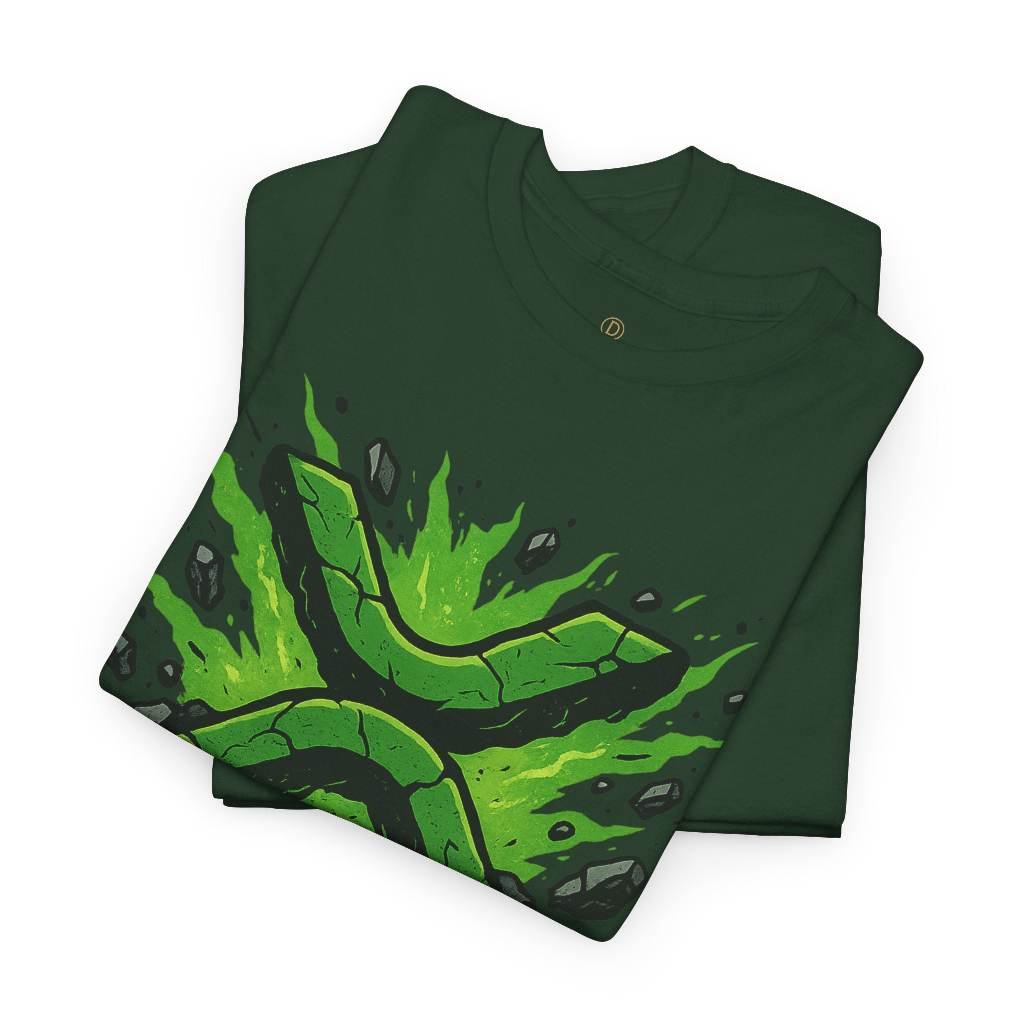 Built Different T-Shirt — Green Gamer Logo Tee