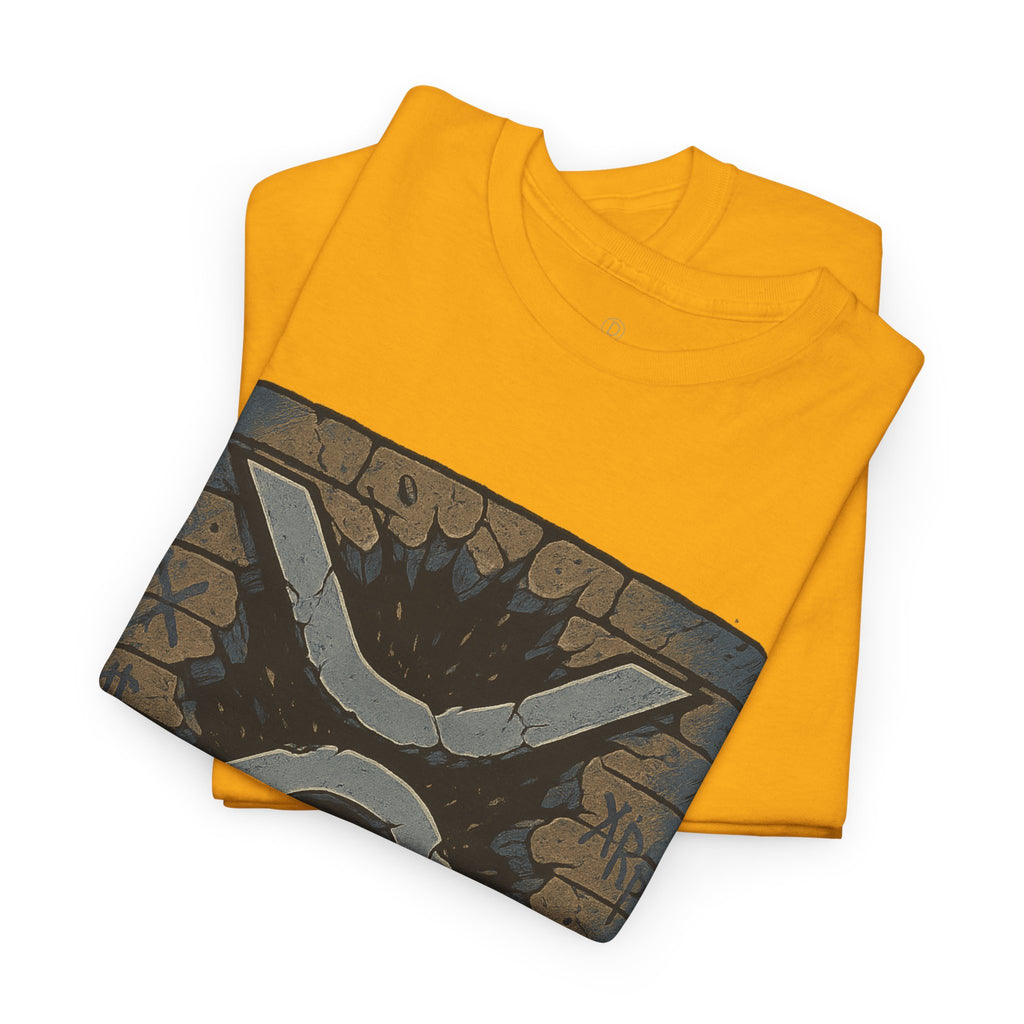 Bank Slayer T‑Shirt — Retro Grunge Crypto XRP Design