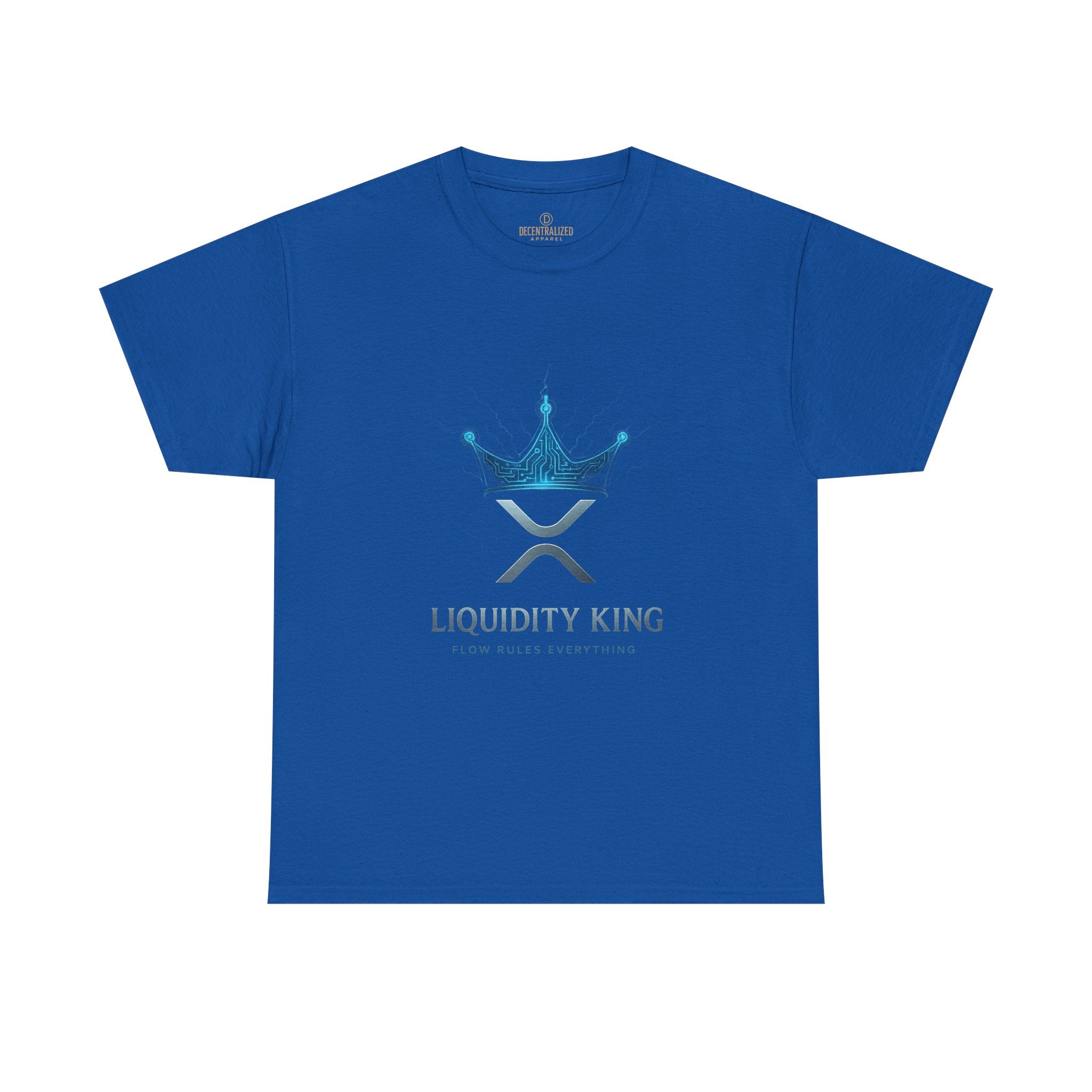 RIPPLE Liquidity King T-Shirt — Crypto XRP Crown Tee
