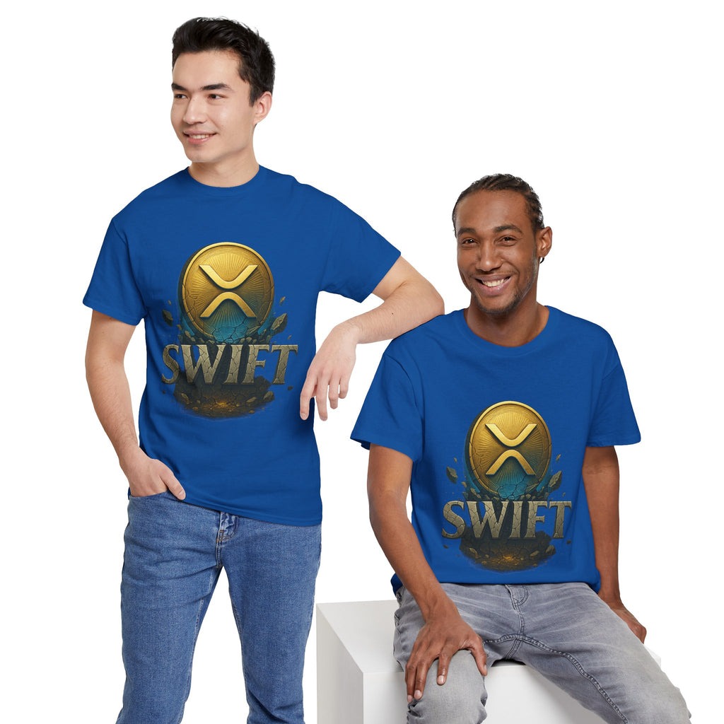 XRP Swift Cryptocurrency T‑Shirt — Ripple Coin Logo Graphic Tee
