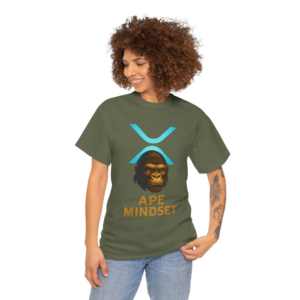 Ape Mindset T-Shirt — Crypto XRP Ape Graphic Tee