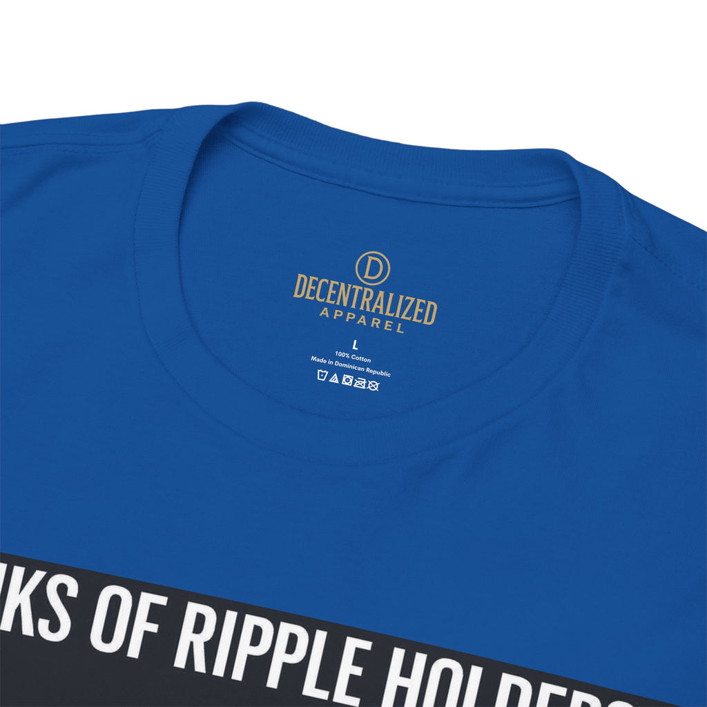 Crypto Ranks T-Shirt – "Ranks of Ripple Holders" Illustrated Guide