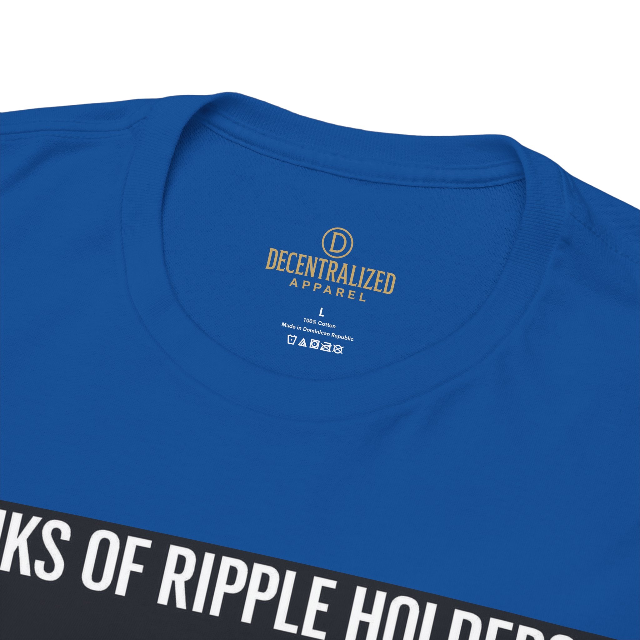 Crypto Ranks T-Shirt – "Ranks of Ripple Holders" Illustrated Guide