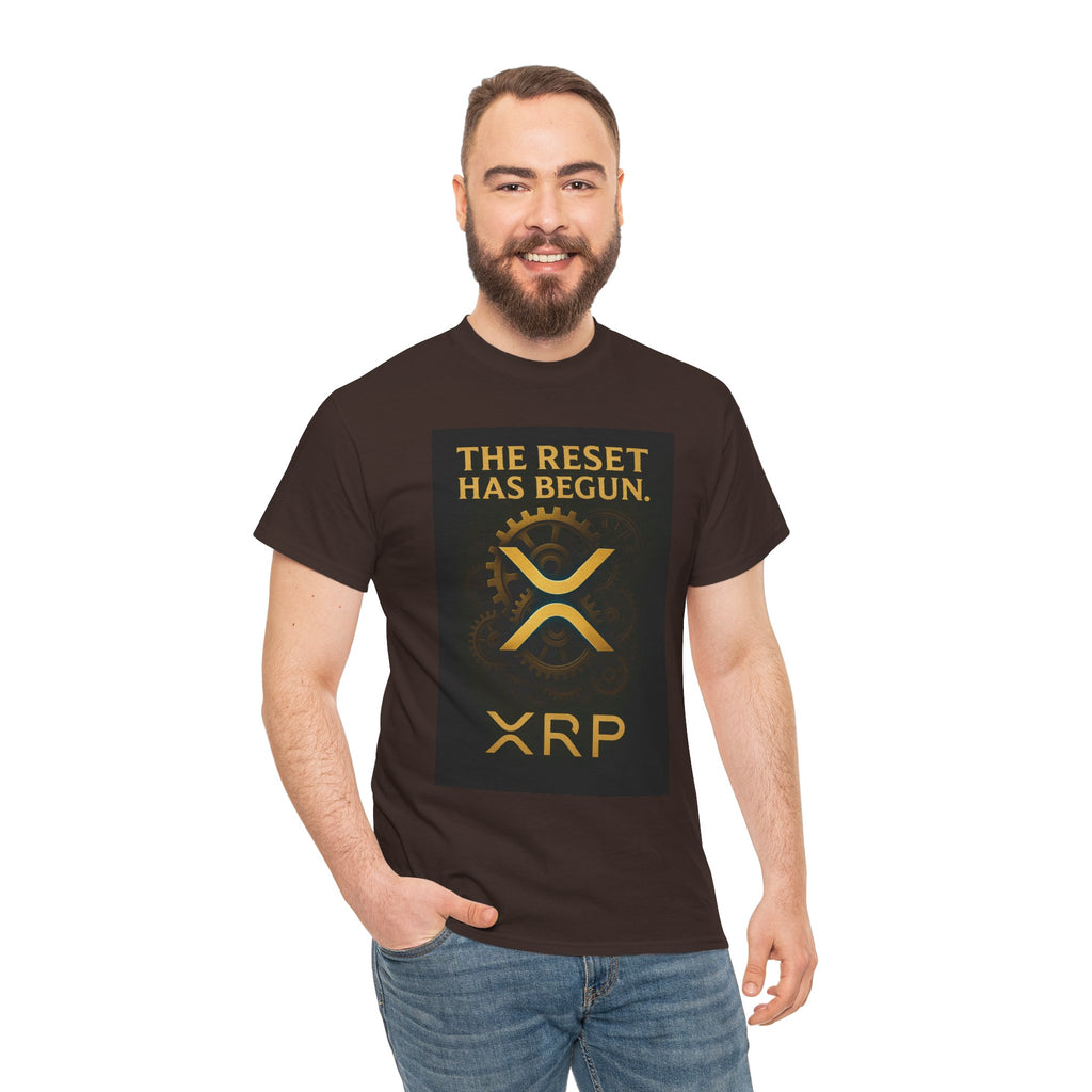 XRP Crypto Tee — "The Reset Has Begun" Bitcoin Alternative Shirt